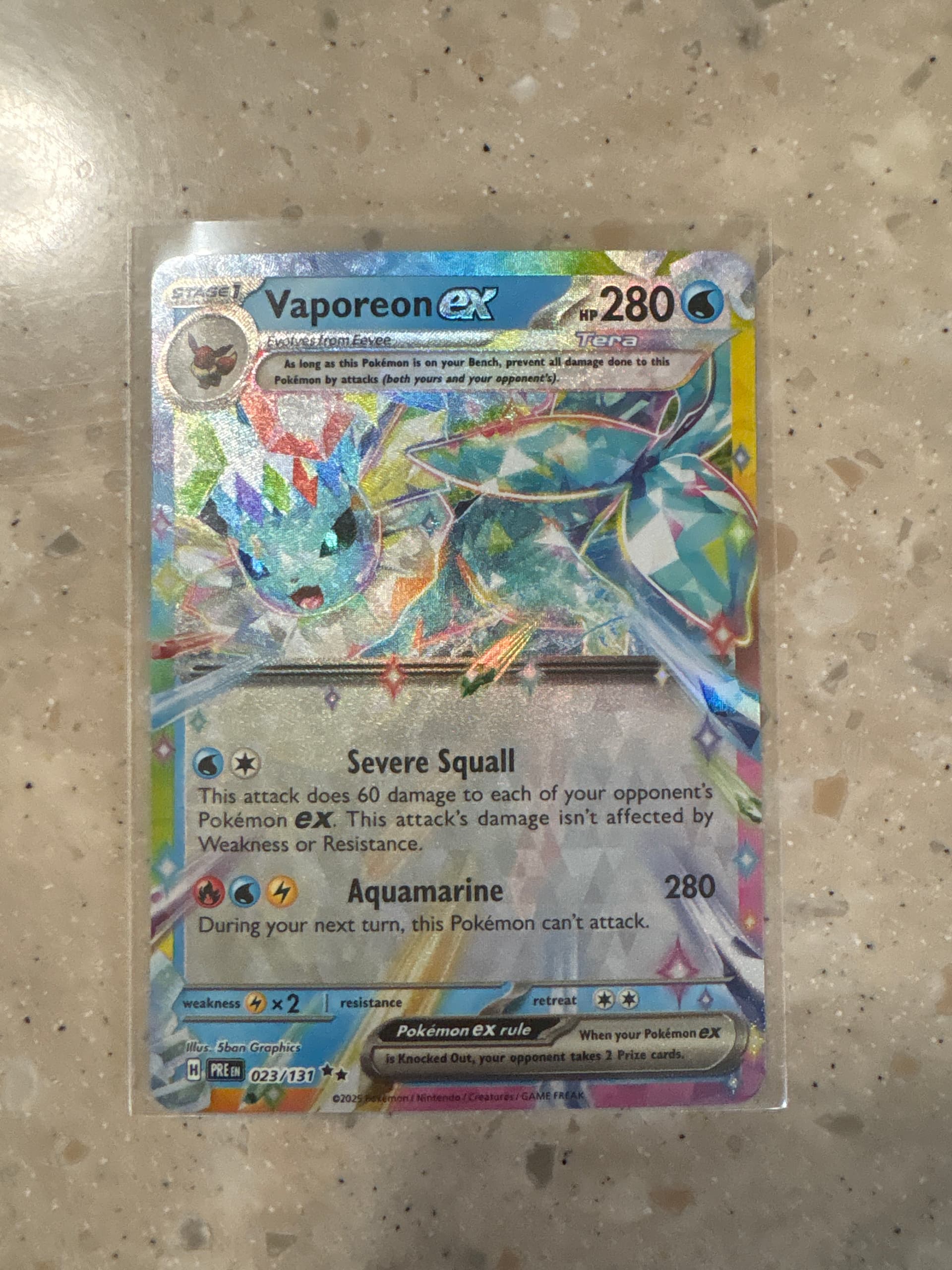 vaporeon ex pokemon card #149 EXTENDED ART Pokmon Hit Points120 HP Form vaporeon pokemon card ex Special