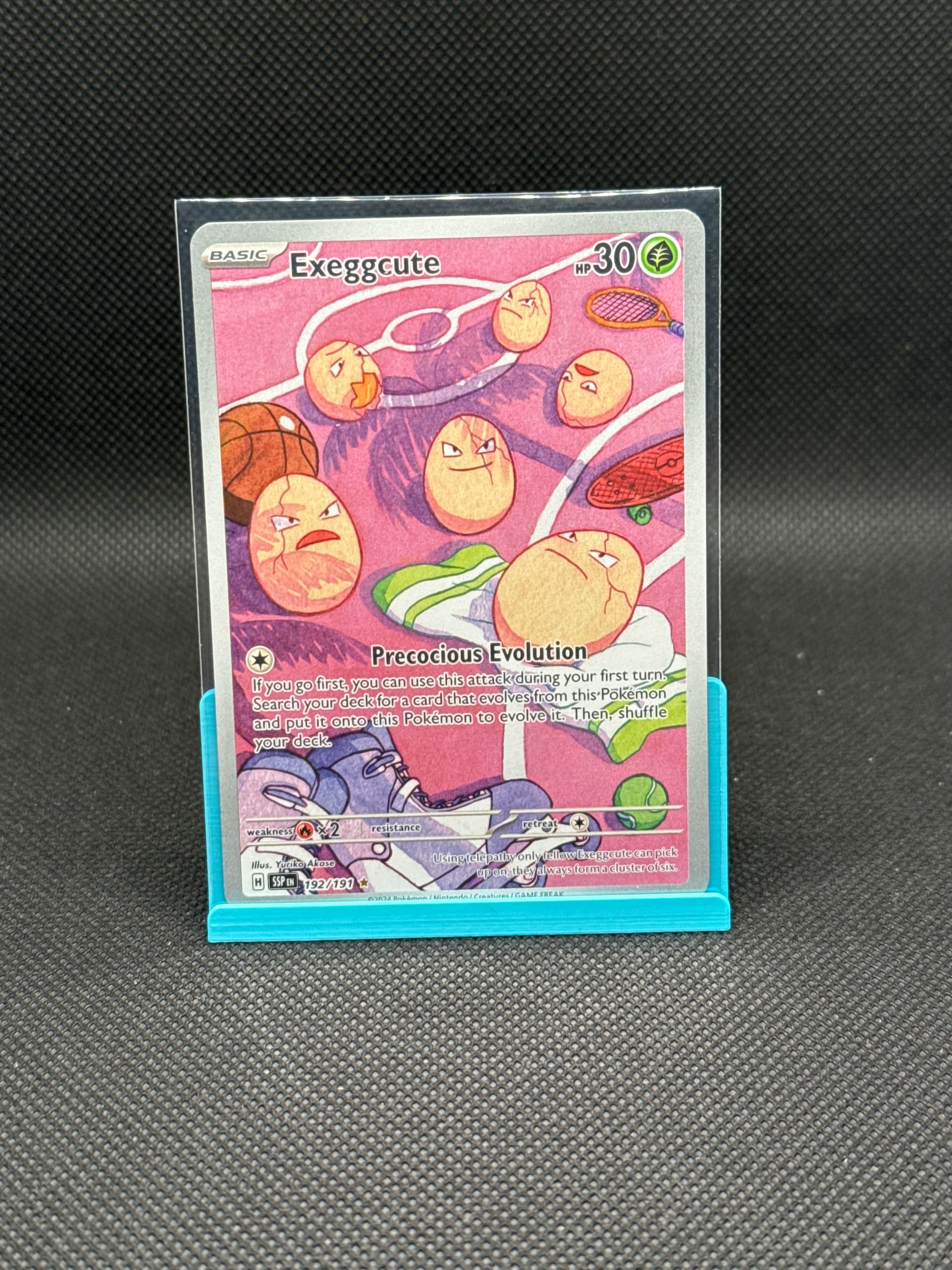 eggsecute pokemon card Exeggcute - 001/131 Holo Rare Pokeball Grass Colorless Ram (10) Grass Exeggcute - 001/131 (Master Ball
