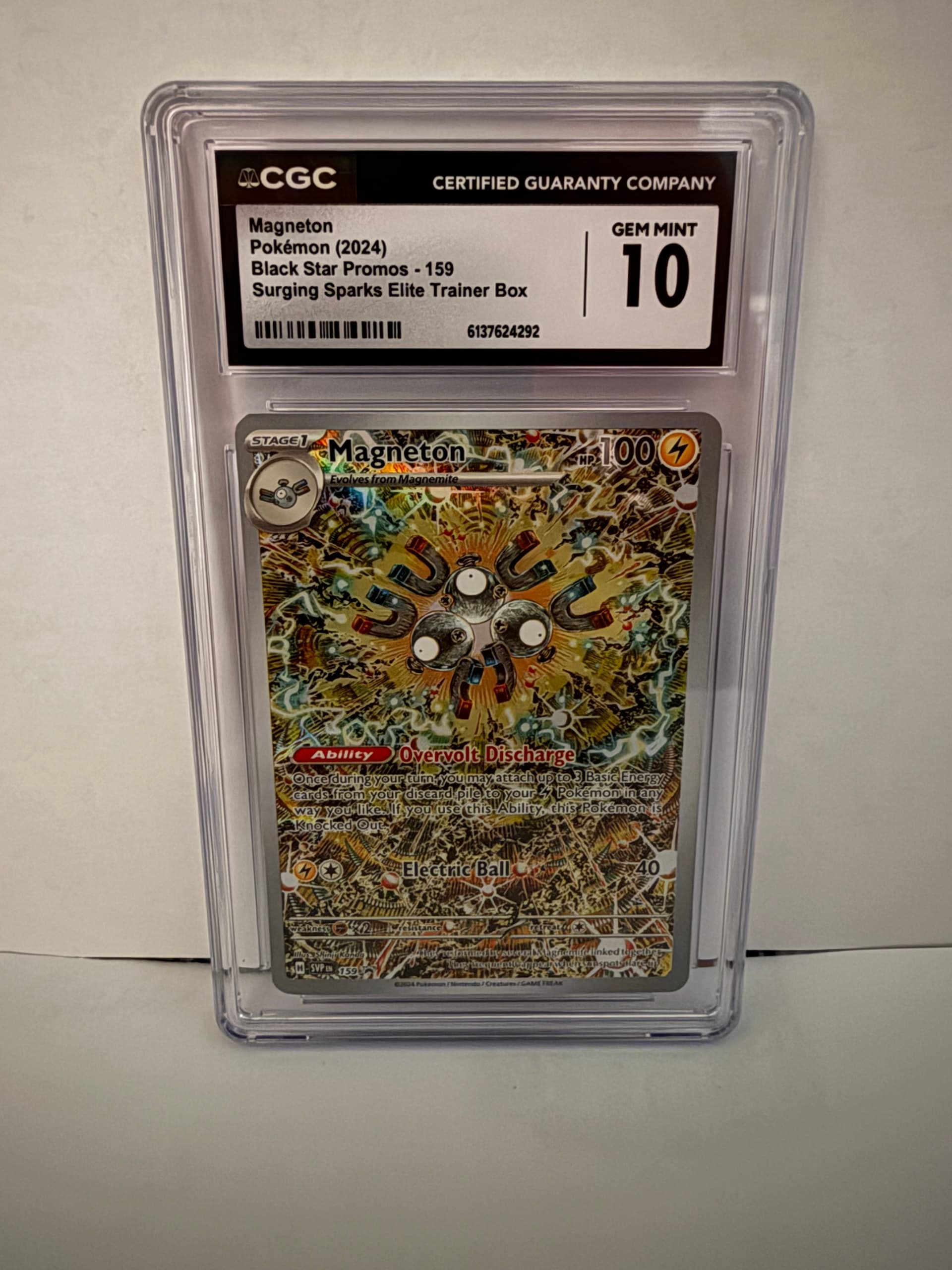 Magneton Surging Sparks Elite Trainer Box (159) 2024 Pokemon Svp EN-SV Black Star Promo Magneton Surging Sparks Elite Trainer Box (159) 2024 Pokemon Svp EN-SV Black Star Promo