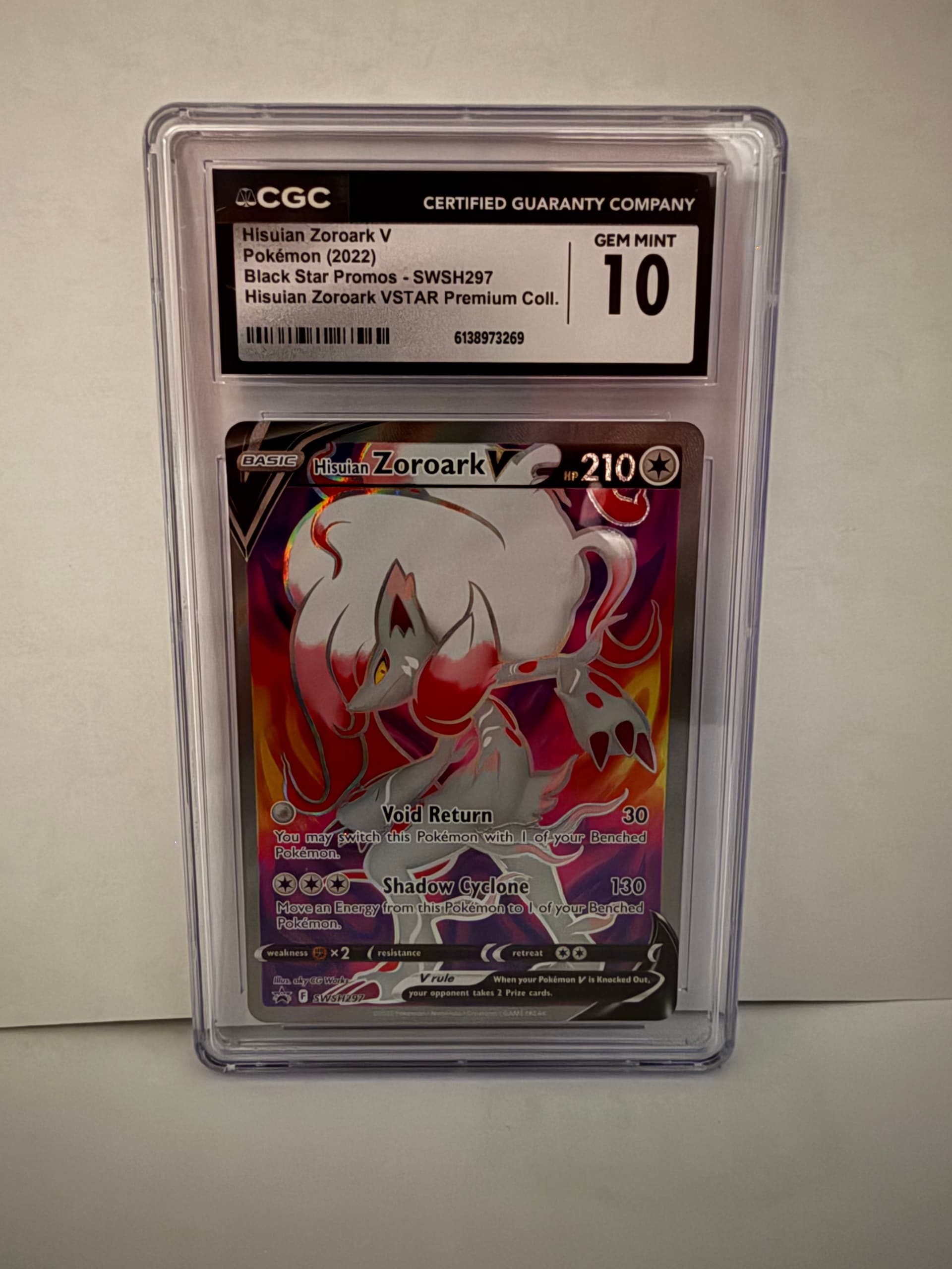 Full Art/Hisuian Zoroark V Hisuian Zoroark Vstar Premium Collection (297) 2022 Pokemon Swsh Black Star Promo Full Art/Hisuian Zoroark V Hisuian Zoroark Vstar Premium Collection (297) 2022 Pokemon Swsh Black Star Promo