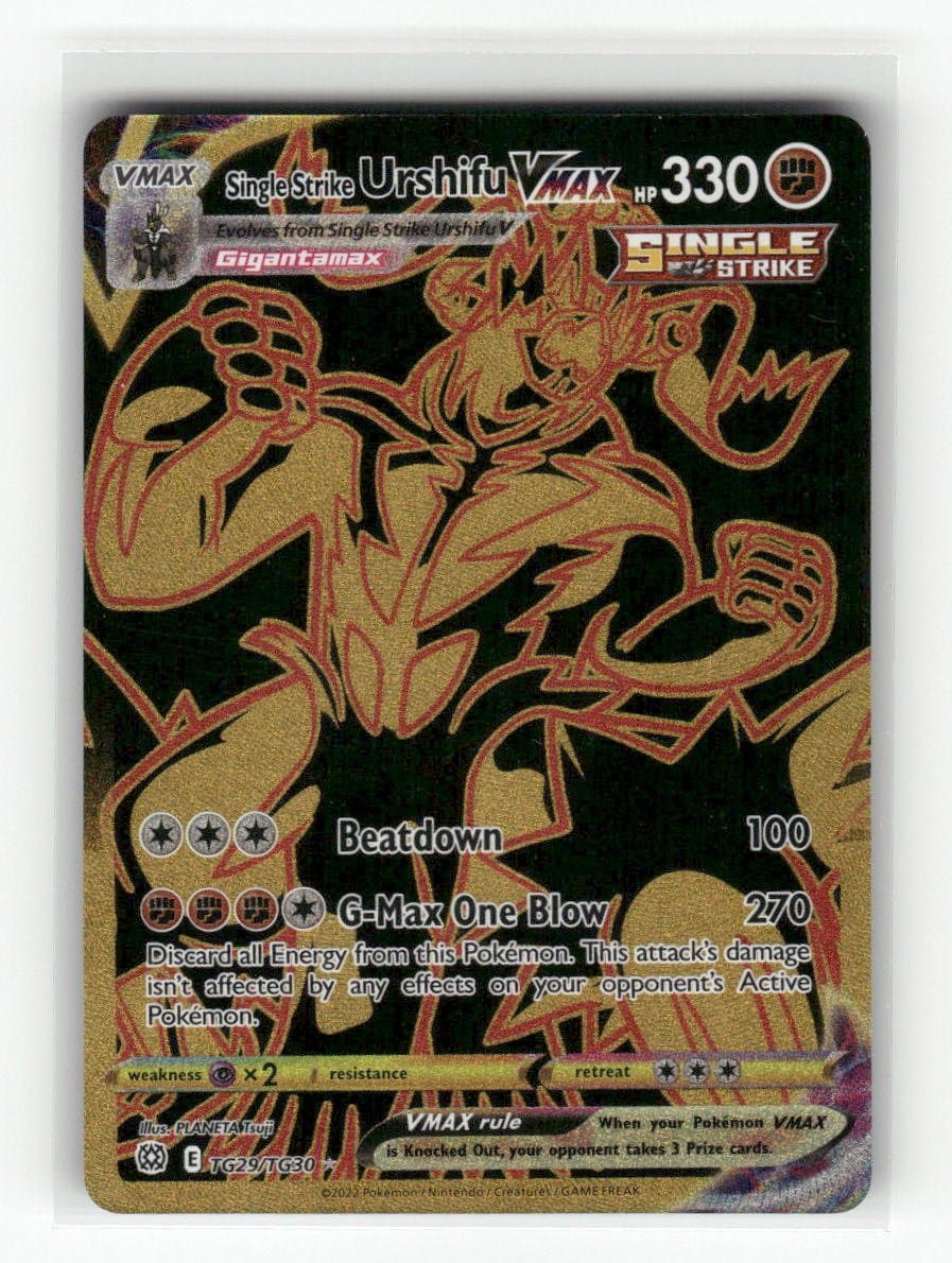 SWSH09: Brilliant Stars Trainer Gallery Single Strike Urshifu VMAX (Secret) TG29 SWSH09: Brilliant Stars Trainer Gallery Single Strike Urshifu VMAX (Secret) TG29