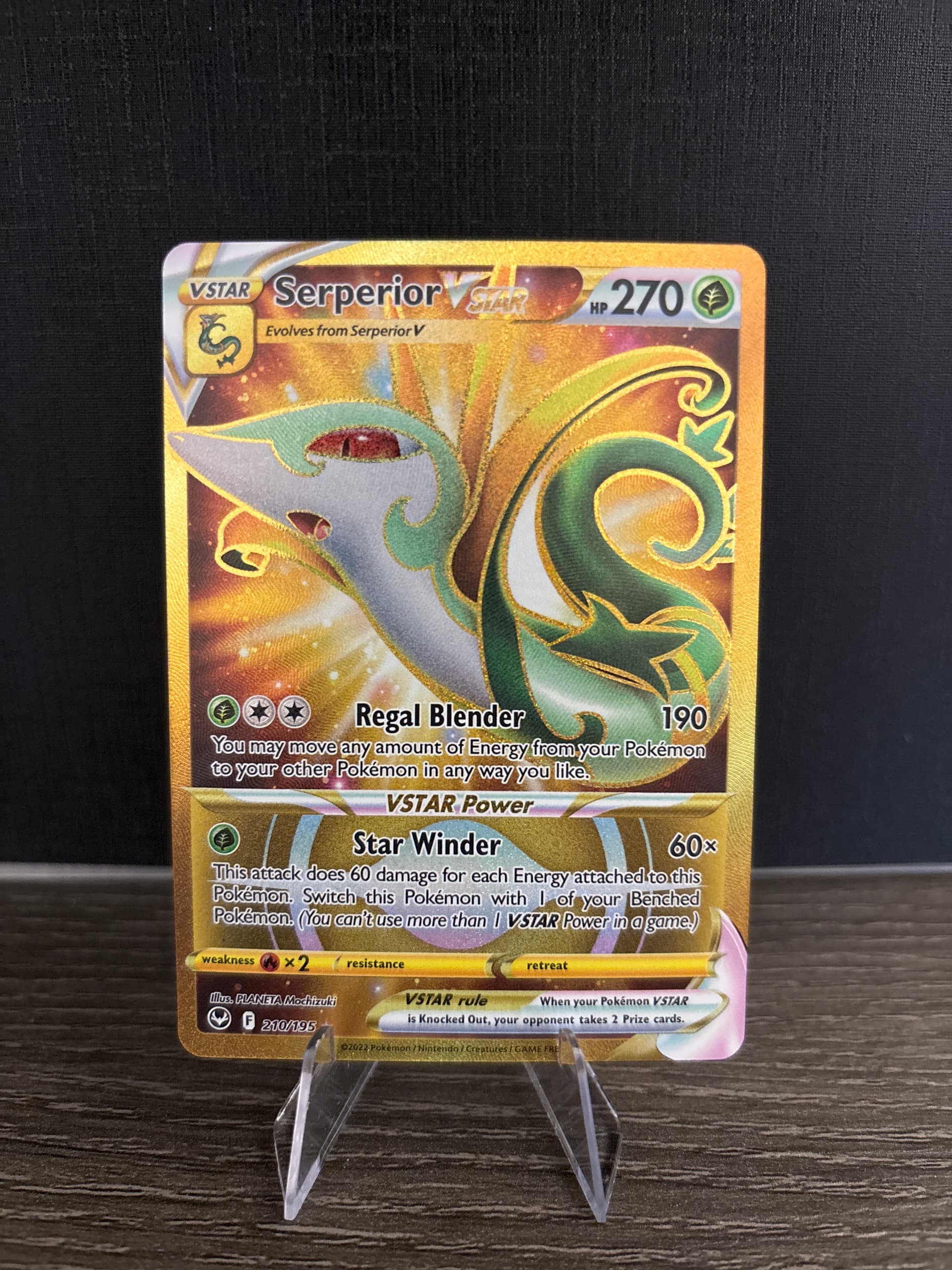 Full Art/Serperior Vstar Secret (210) 2022 Pokemon Sword & Shield Silver Tempest Full Art/Serperior Vstar Secret (210) 2022 Pokemon Sword & Shield Silver Tempest