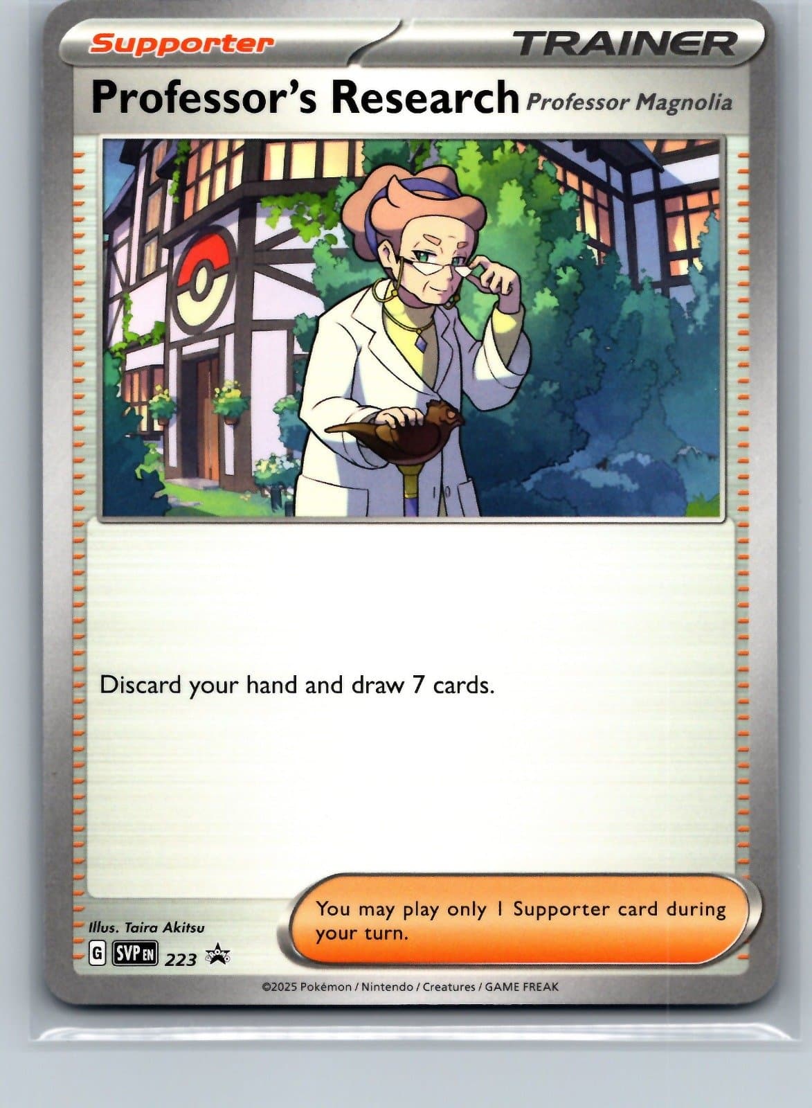 SV: Scarlet & Violet Promo Cards Professor's Research 223 SV: Scarlet & Violet Promo Cards Professor's Research 223