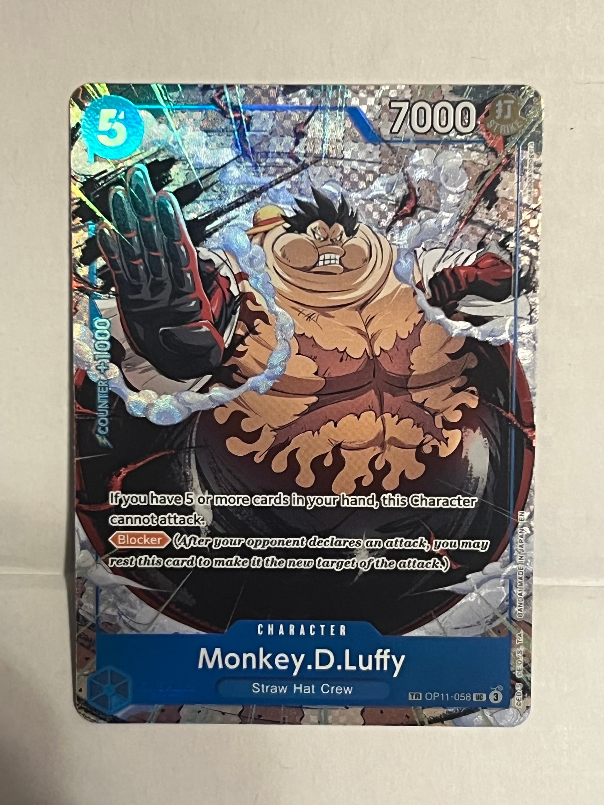 Monkey D. Luffy Treasure Rare (058) 2025 One Piece OP13-Carrying on His Will Monkey D. Luffy Treasure Rare (058) 2025 One Piece OP13-Carrying on His Will
