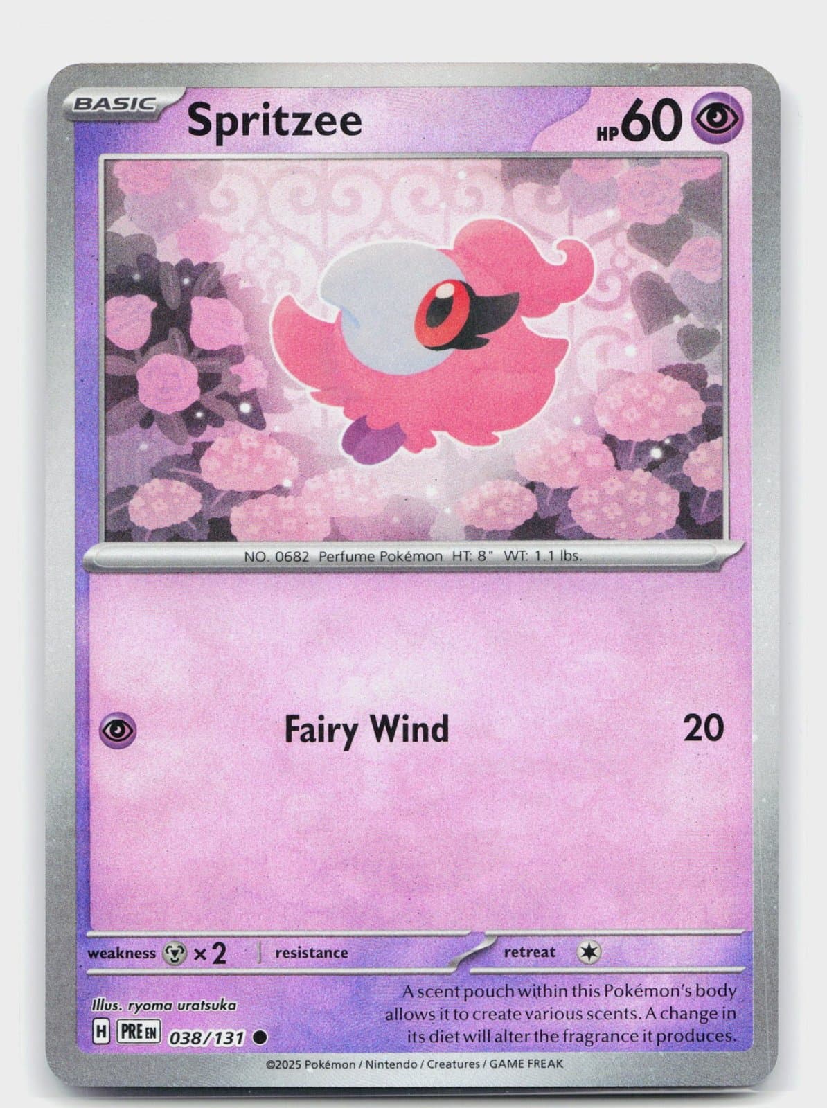 SV: Prismatic Evolutions Spritzee (Master Ball Pattern) 38 SV: Prismatic Evolutions Spritzee (Master Ball Pattern) 38