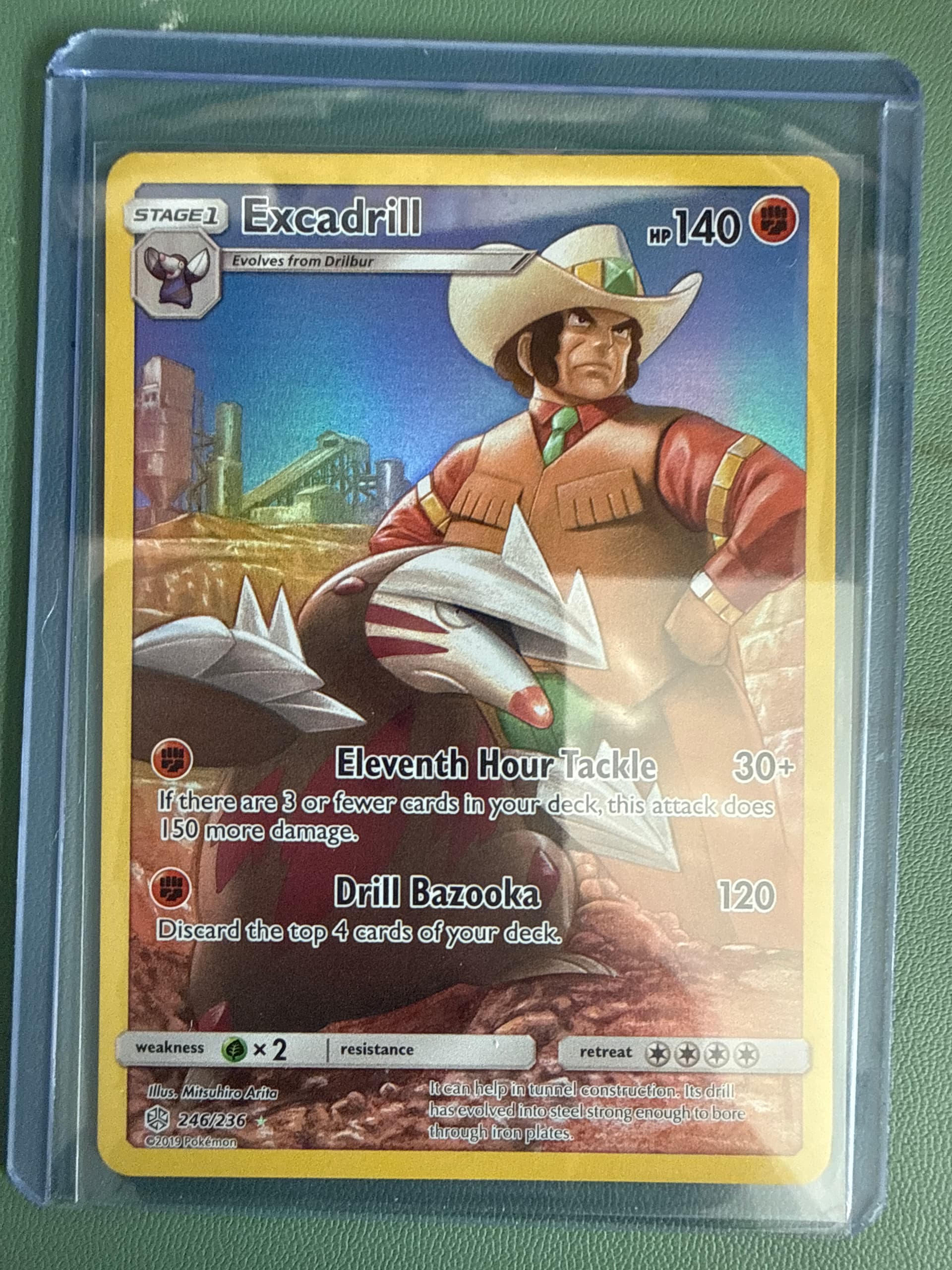 Full Art/Excadrill Secret (246) 2019 Pokemon Sun & Moon Cosmic Eclipse Full Art/Excadrill Secret (246) 2019 Pokemon Sun & Moon Cosmic Eclipse