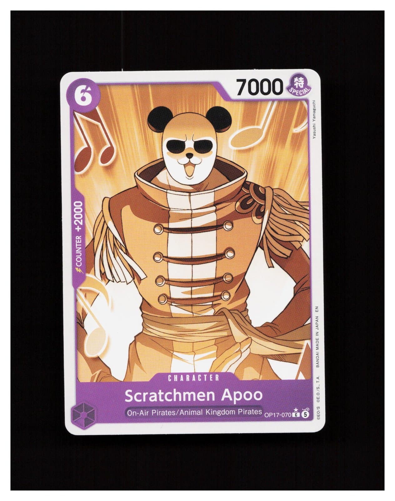 The World's Strongest Warriors Scratchmen Apoo (Pandaman Art) OP17070 The World's Strongest Warriors Scratchmen Apoo (Pandaman Art) OP17070