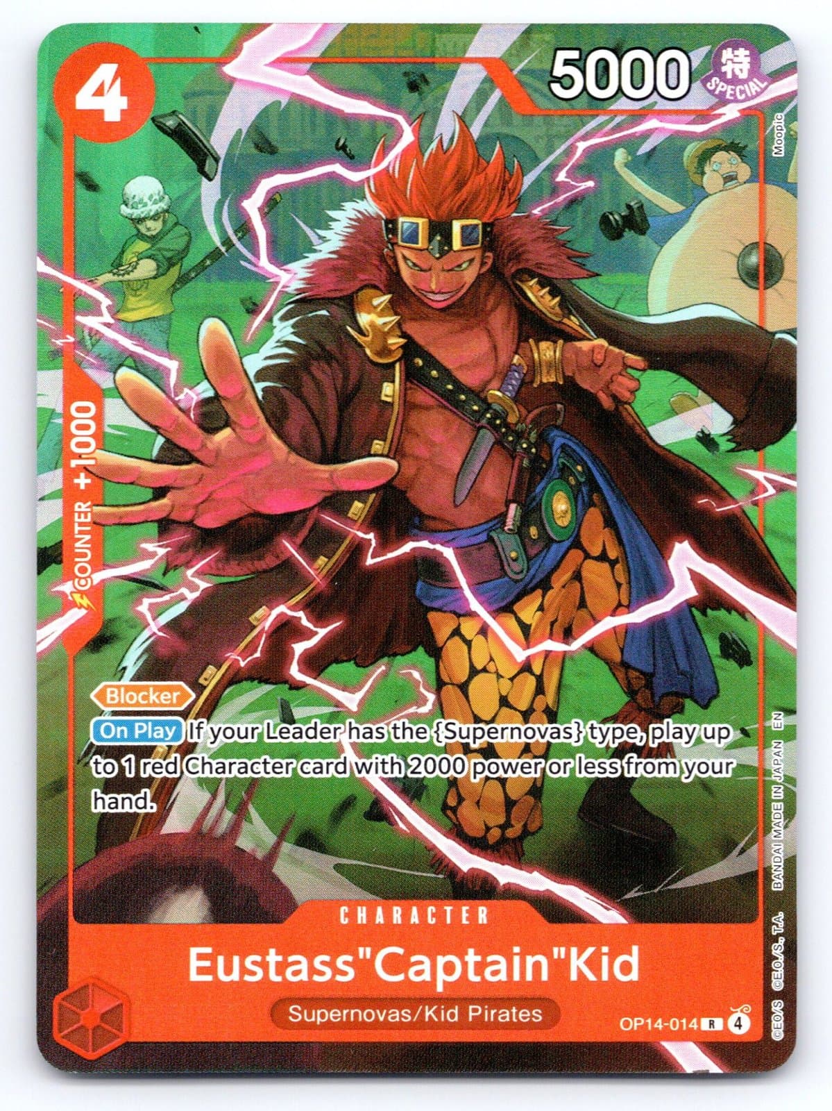 One Piece Promotion Cards Eustass"Captain"Kid (One Piece Card Game Illustration Box Vol. 8) OP14014 One Piece Promotion Cards Eustass"Captain"Kid (One Piece Card Game Illustration Box Vol. 8) OP14014