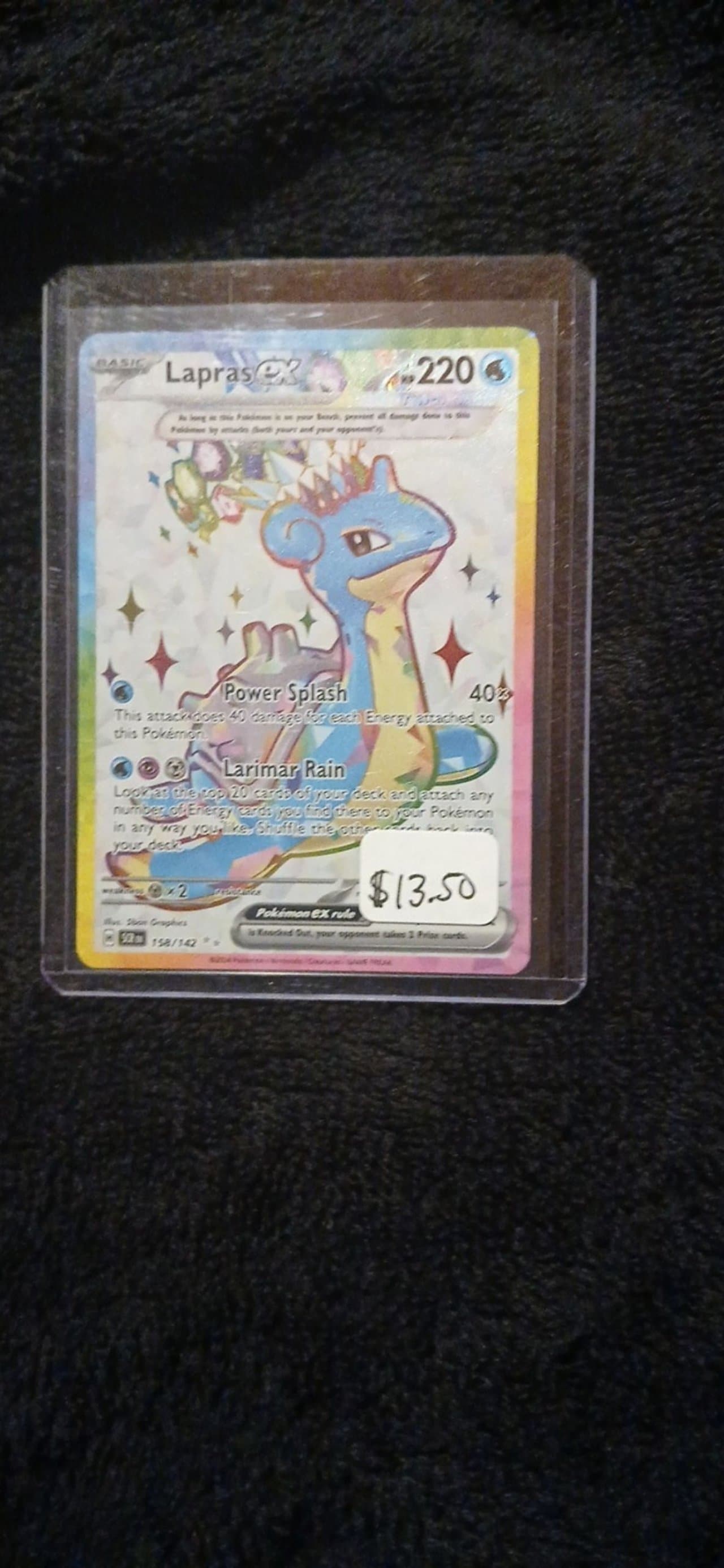 lapras ex pokemon card price - 158/142 - Stellar Crown Weakness / Resistance / Retreat Cost Pokemon Trading Card Game Stellar