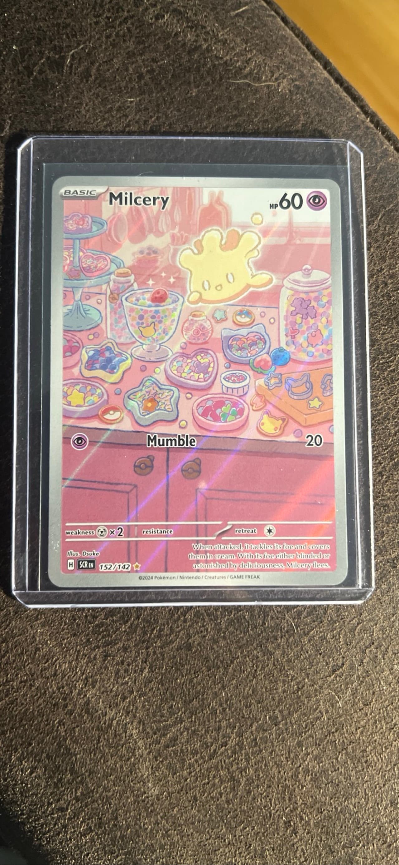 milcery pokemon card SV057/SV122 CGC 8.5 Zapp! Comics Placeholder Image Provided Milcery - 110/102 - SV7: