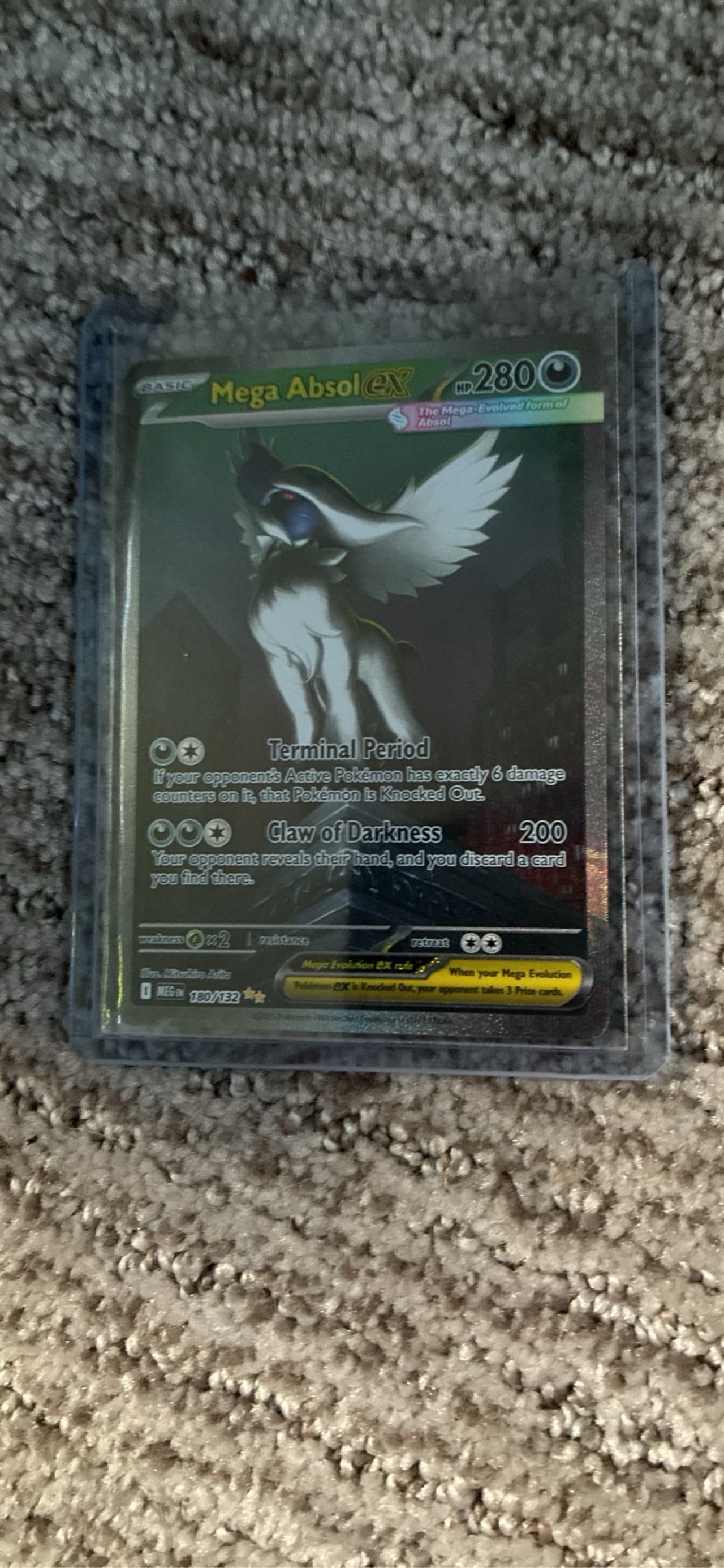 Mega Absol EX Special Illustration Rare (180) 2025 Pokemon Meg EN-Mega Evolution Mega Absol EX Special Illustration Rare (180) 2025 Pokemon Meg EN-Mega Evolution