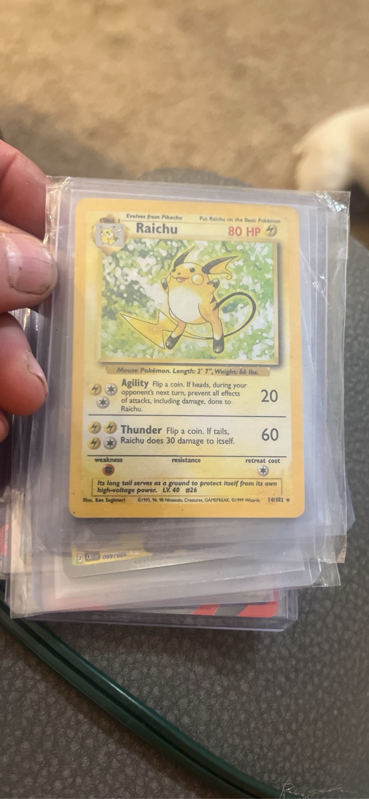 1999 raichu pokemon card value Wizards of the Coast Fossil Rare #29 Trading Card : Toys & Games Commemorate your favorite tabletop game with this Raichu 1999 Pokemon Fossil Holo Rare #14 PSA Authenticated 7 Card Pokemon - Raichu (14/102) -