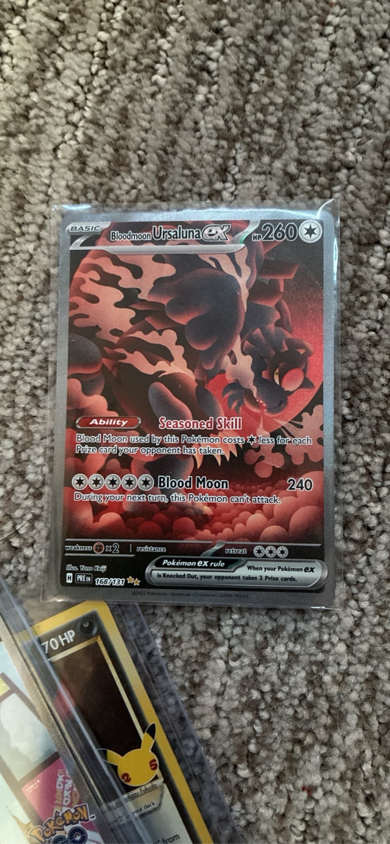 Bloodmoon Ursaluna EX Special Illustration Rare (168) 2025 Pokemon Pre EN-Prismatic Evolutions Bloodmoon Ursaluna EX Special Illustration Rare (168) 2025 Pokemon Pre EN-Prismatic Evolutions