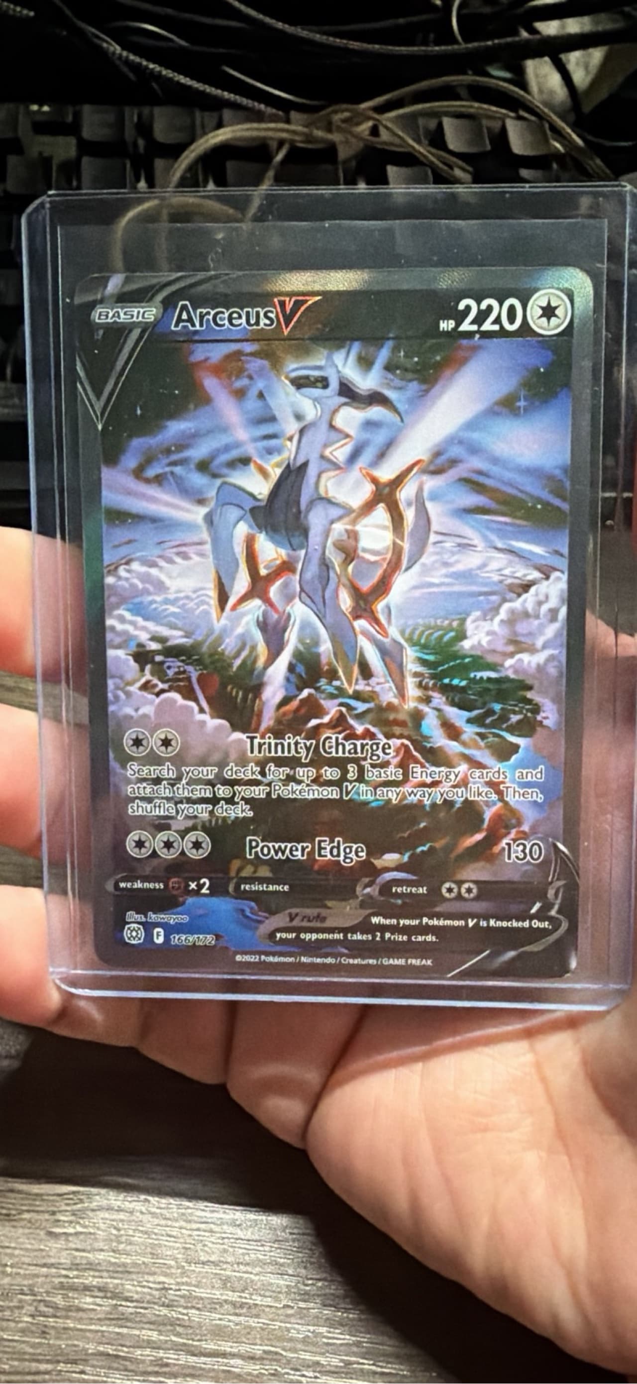 arceus v pokemon card price SWSH204 - Black Star Promo Colorless Power Edge (130) Weakness Fighting 2 Resistance None None Retreat Cost Arceus VSTAR 2022 Pokemon Brilliant