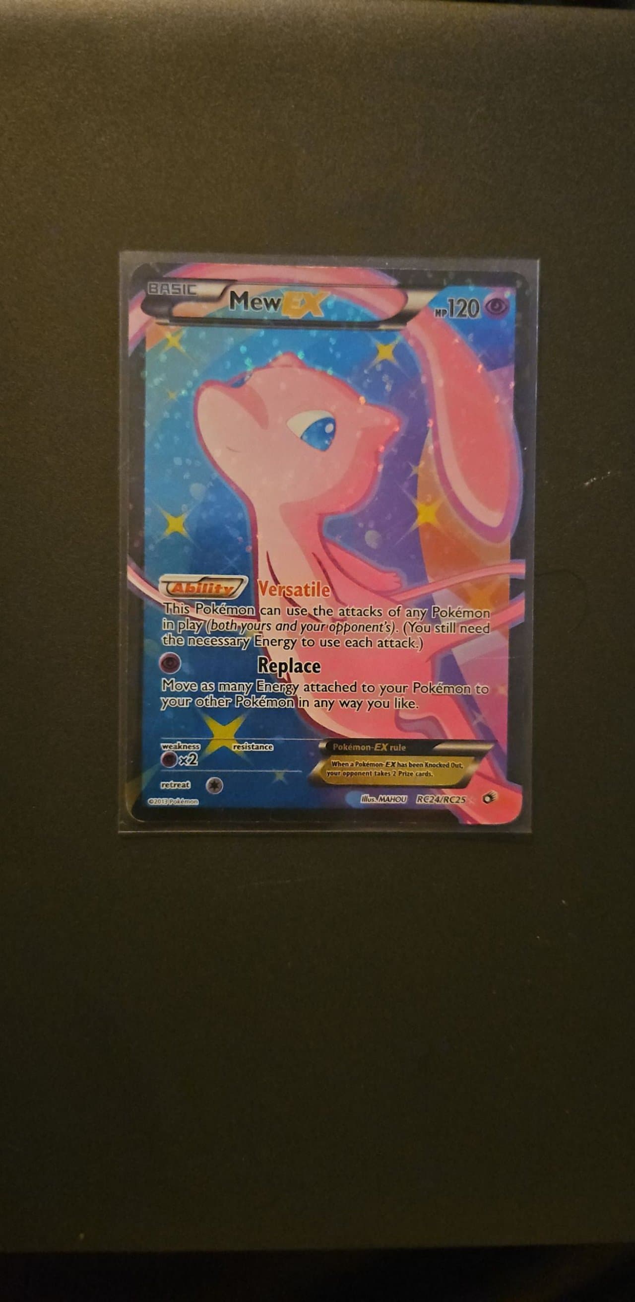 pokemon cards mew ex full art Ultra Rare Holo Legendary Treasures RC24/ RC25 OP PROXIES TCG the trusted official grading guarantees its condition Mew EX 2013 Pokemon Legendary