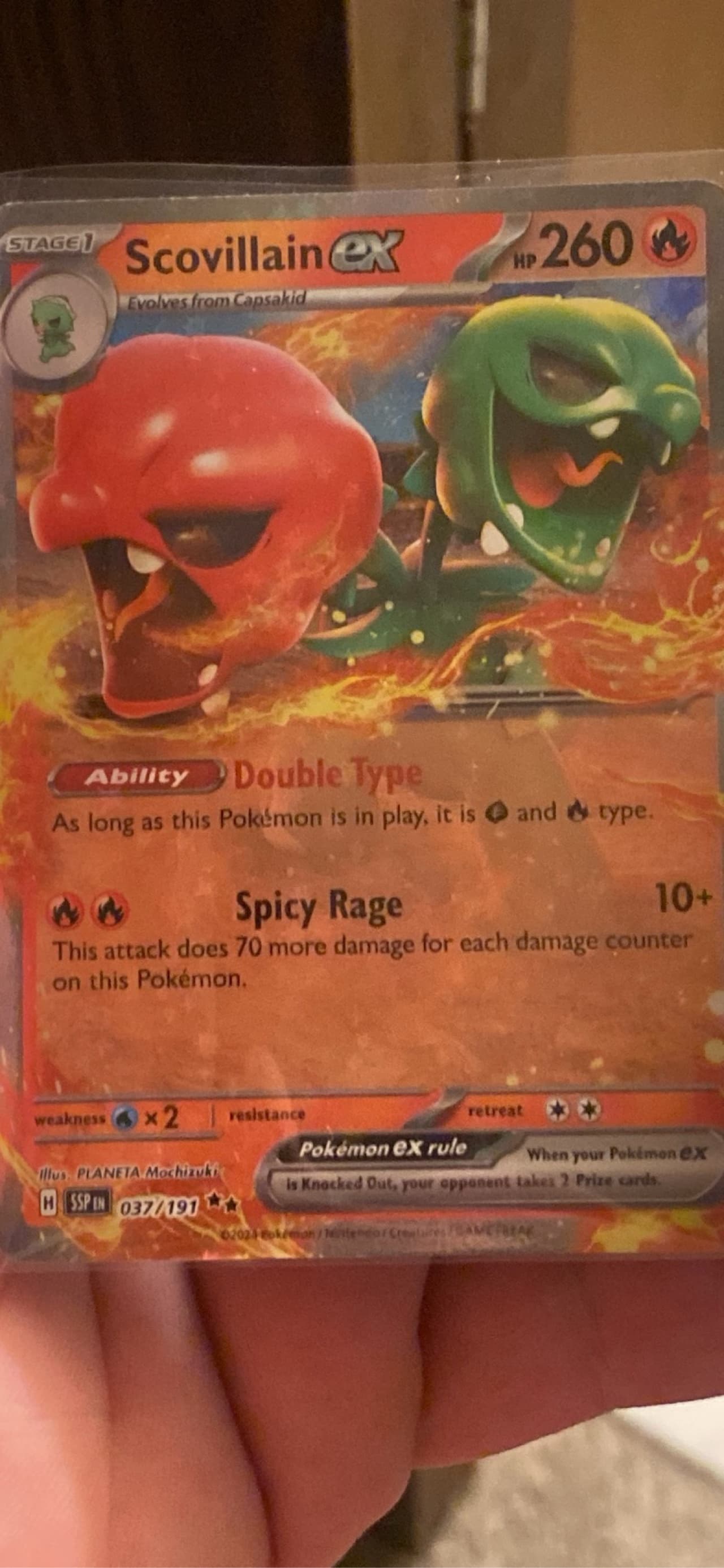 scovillain pokemon card value 025/197 Holo - Obsidian Flames Fx2 / None / 1 SV01 Scovillain EX - 037/191 -