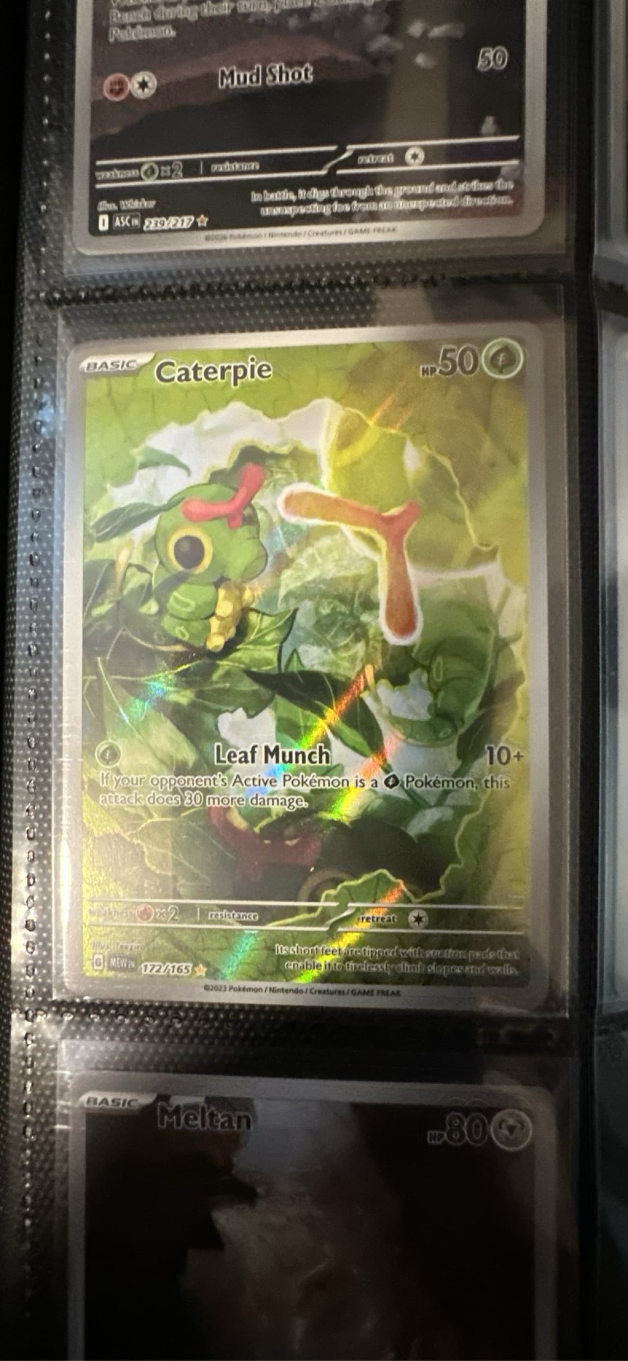 rare caterpie card Butterfly (& caterpillar) appreciation post These cards are so pretty, I'm a huge fan of the artwork & all the colorful details on them I'm so glad that Rx2 / None / 1 Artist Caterpie Illustration Rare (172) 2023
