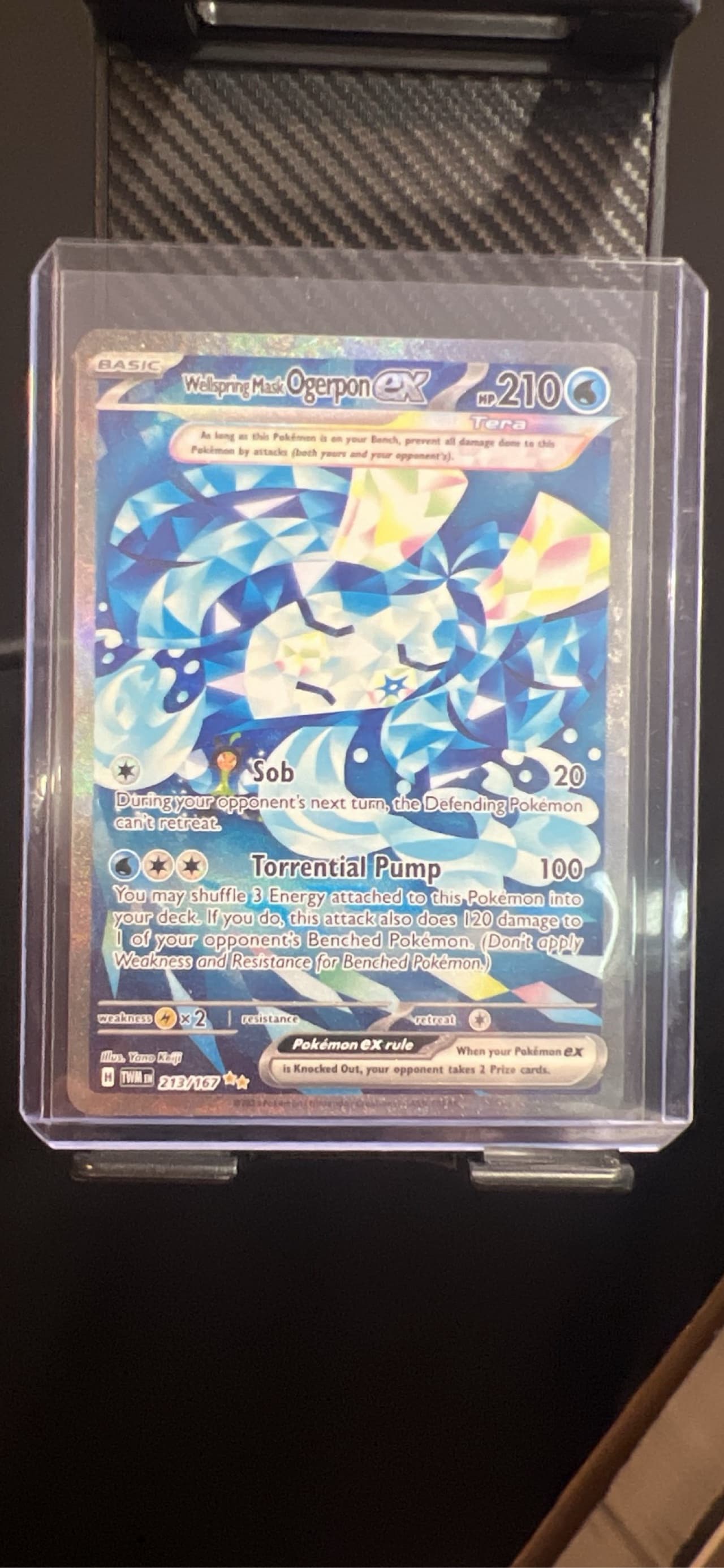 Wellspring Mask Ogerpon EX Special Illustration Rare (213) 2024 Pokemon Twm EN-Twilight Masquerade Wellspring Mask Ogerpon EX Special Illustration Rare (213) 2024 Pokemon Twm EN-Twilight Masquerade
