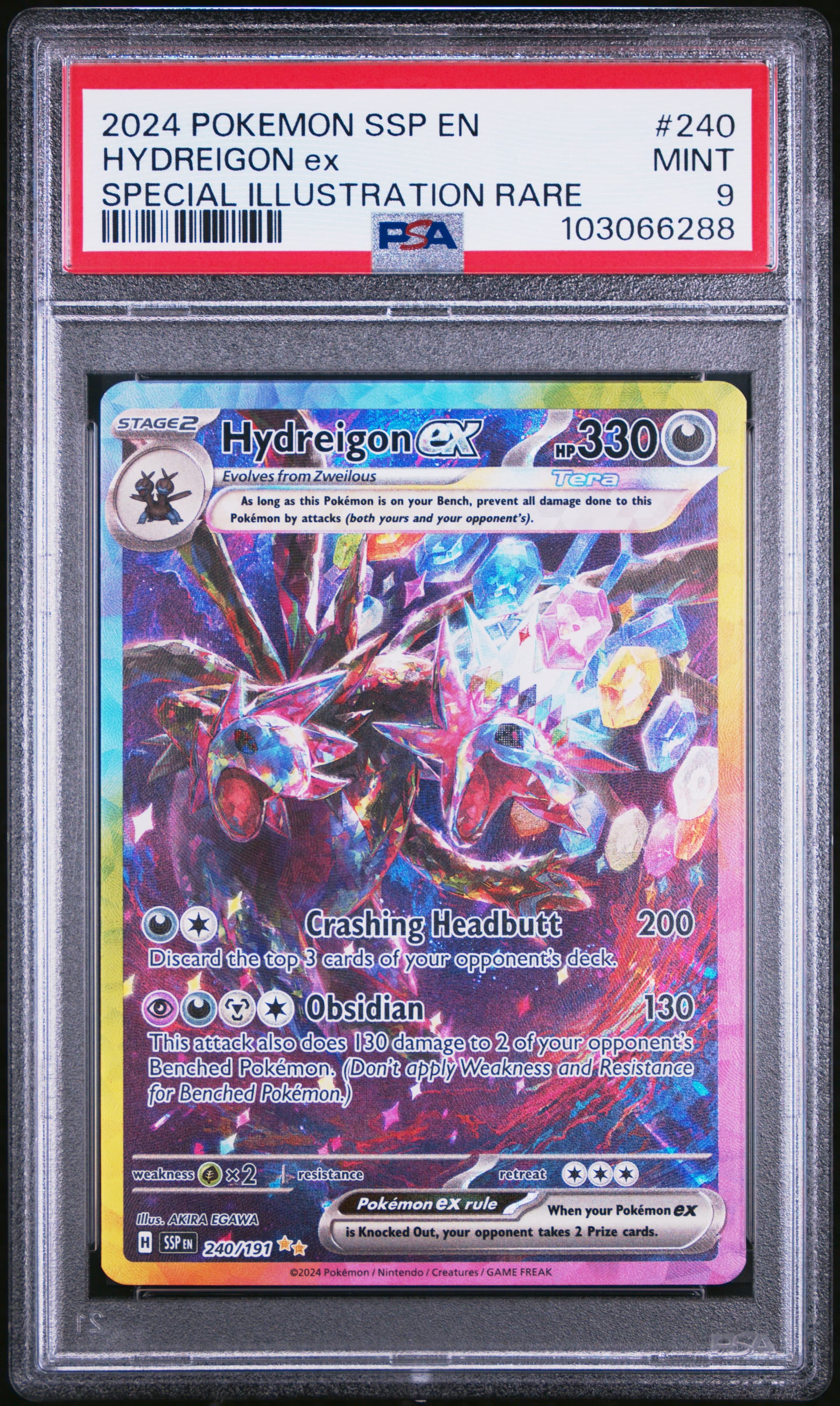 Hydreigon EX Special Illustration Rare (240) 2024 Pokemon Ssp EN-Surging Sparks - Pokmon Card Data Hydreigon EX Special Illustration Rare (240) 2024 Pokemon Ssp EN-Surging Sparks - Pokmon Card Data