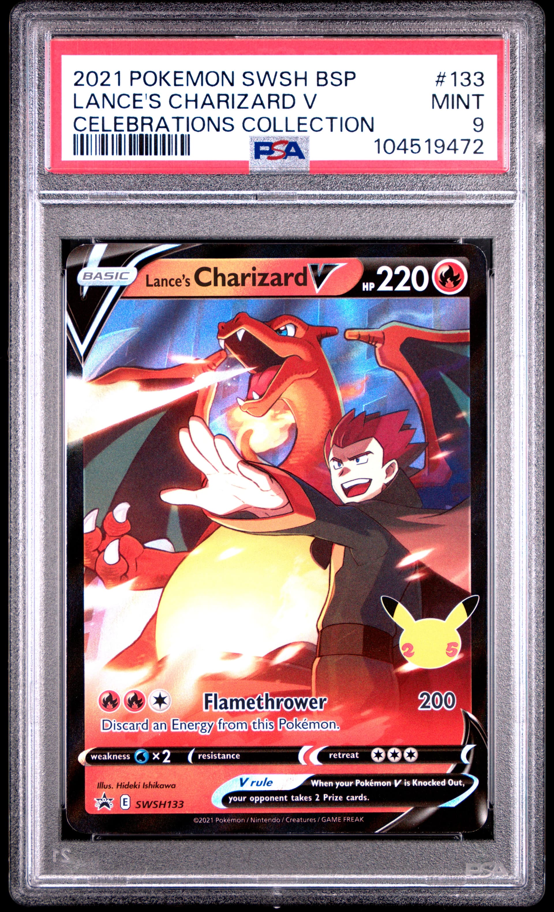 Lance's Charizard V Celebrations Collection (133) 2021 Pokemon Swsh Black Star Promo - Pokmon Card Data Lance's Charizard V Celebrations Collection (133) 2021 Pokemon Swsh Black Star Promo - Pokmon Card Data