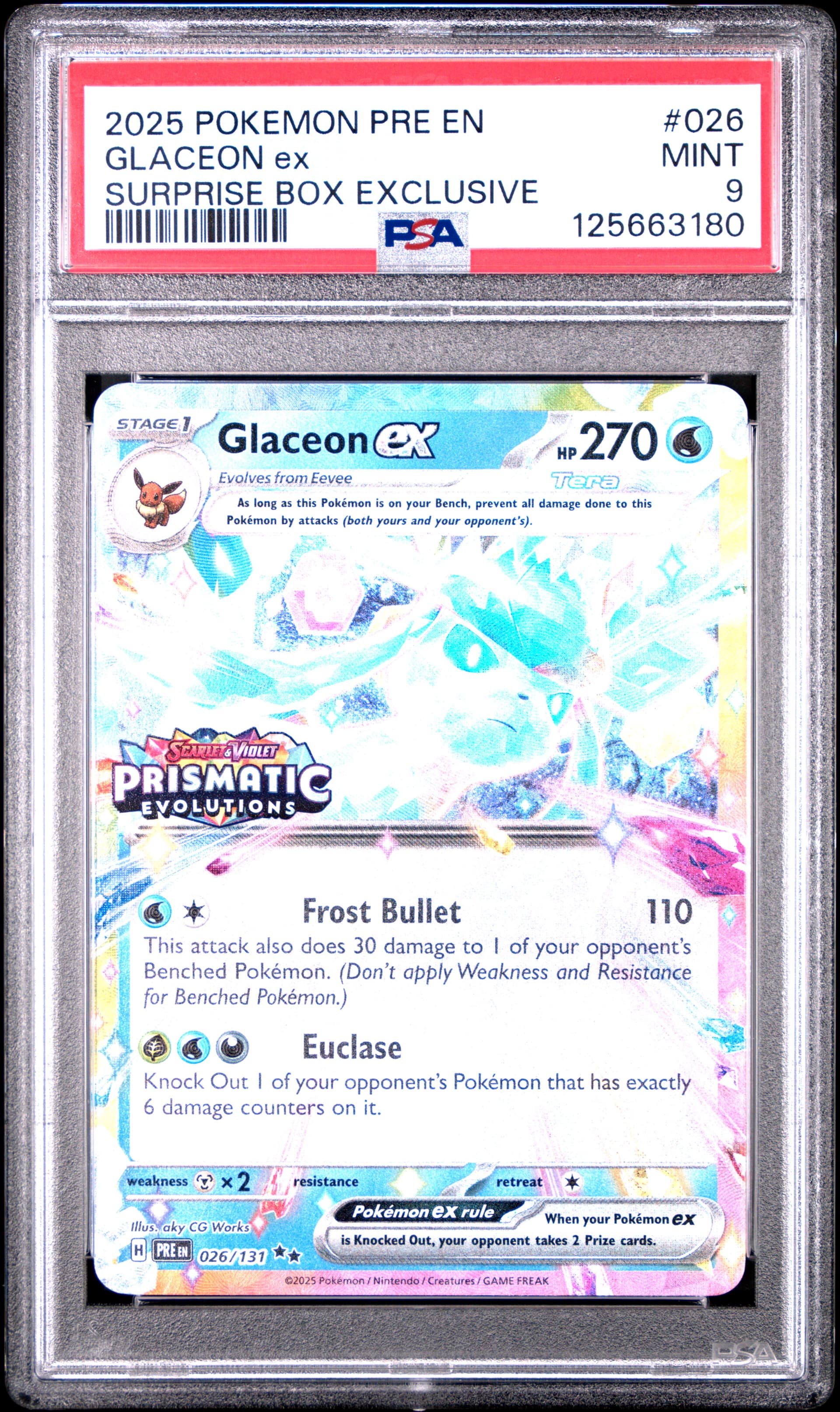glaceon ex pokemon card Glaceon Ex Holographic Pokmon TCG Pocket Self Made Card - Sharp Details!