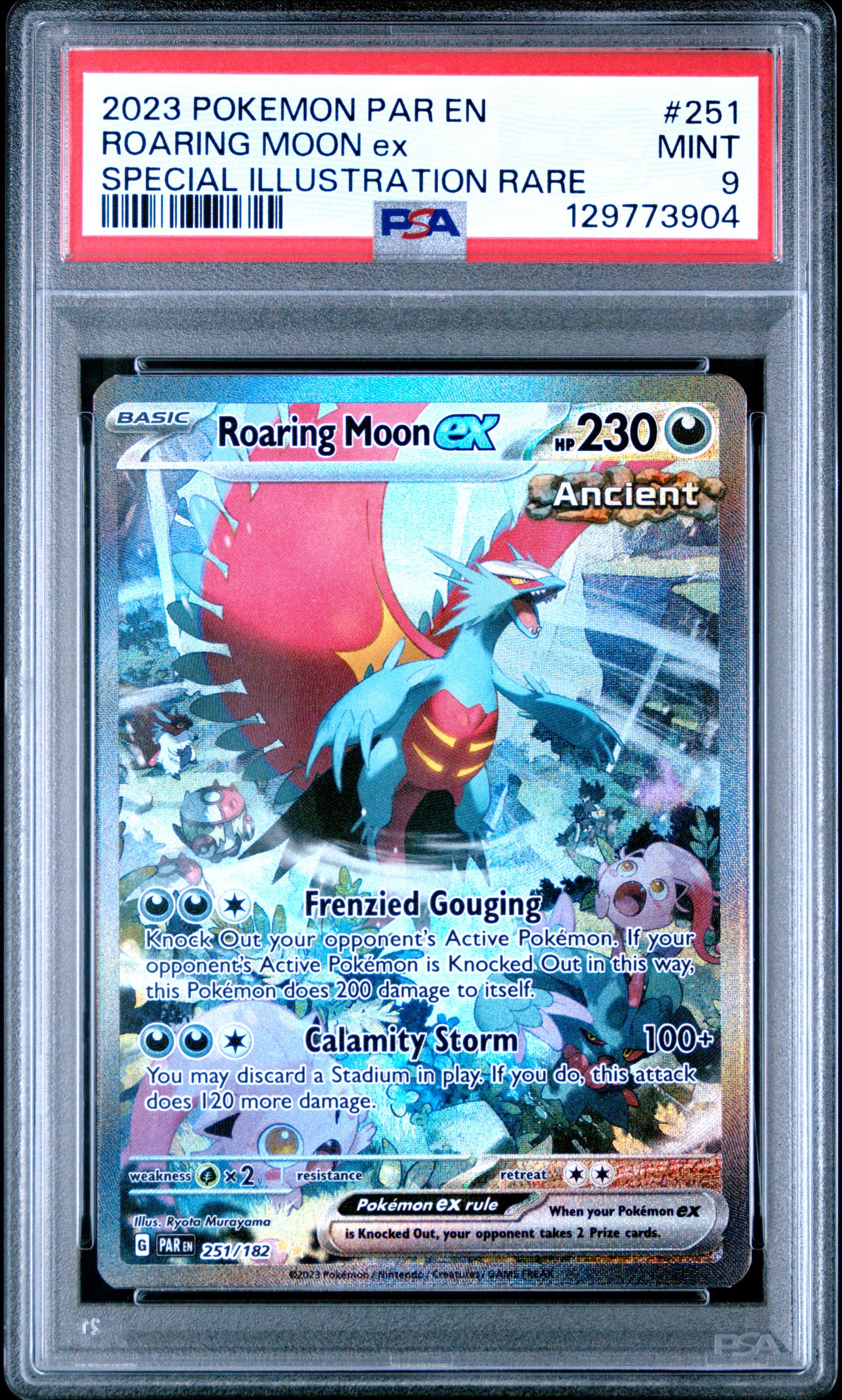 roaring moon ex pokemon card value SIR 162/131 - Ace 9 driven backgrounds and exceptionally low pull rates Roaring Moon ex - PTCGL