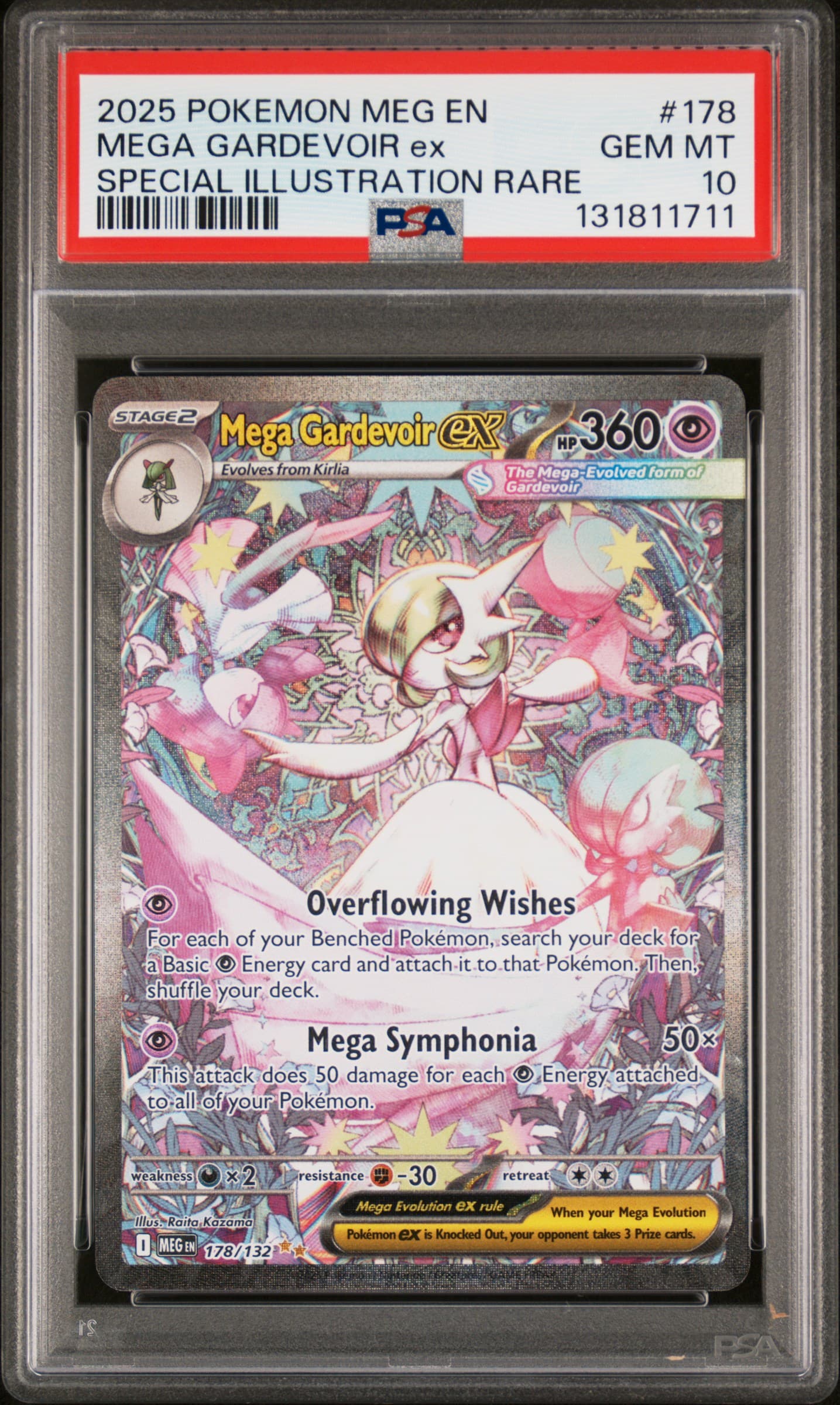 pokemon mega gardevoir ex card ME01: Evolution Mega #178/132 Pokemon X Mega Gardevoir ex from Mega