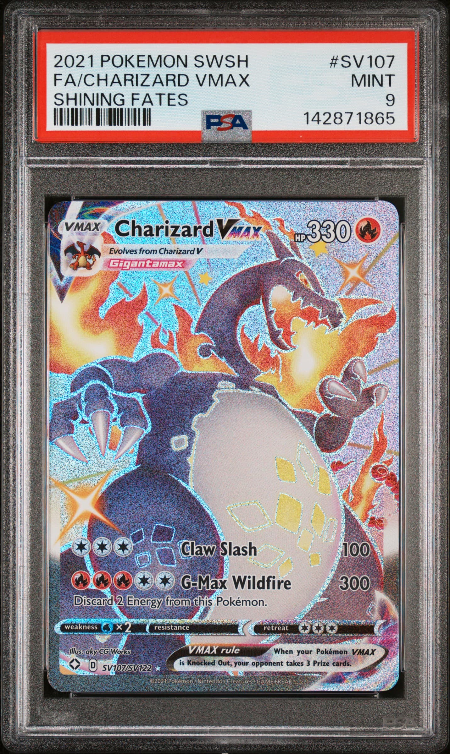 charizard vmax pokemon card english 2022 SWSH Ultra Premium Collection Full Yamacardo this card is the perfect way to showcase your collection. Pokemon: Charizard VMAX SV107/SV122 -