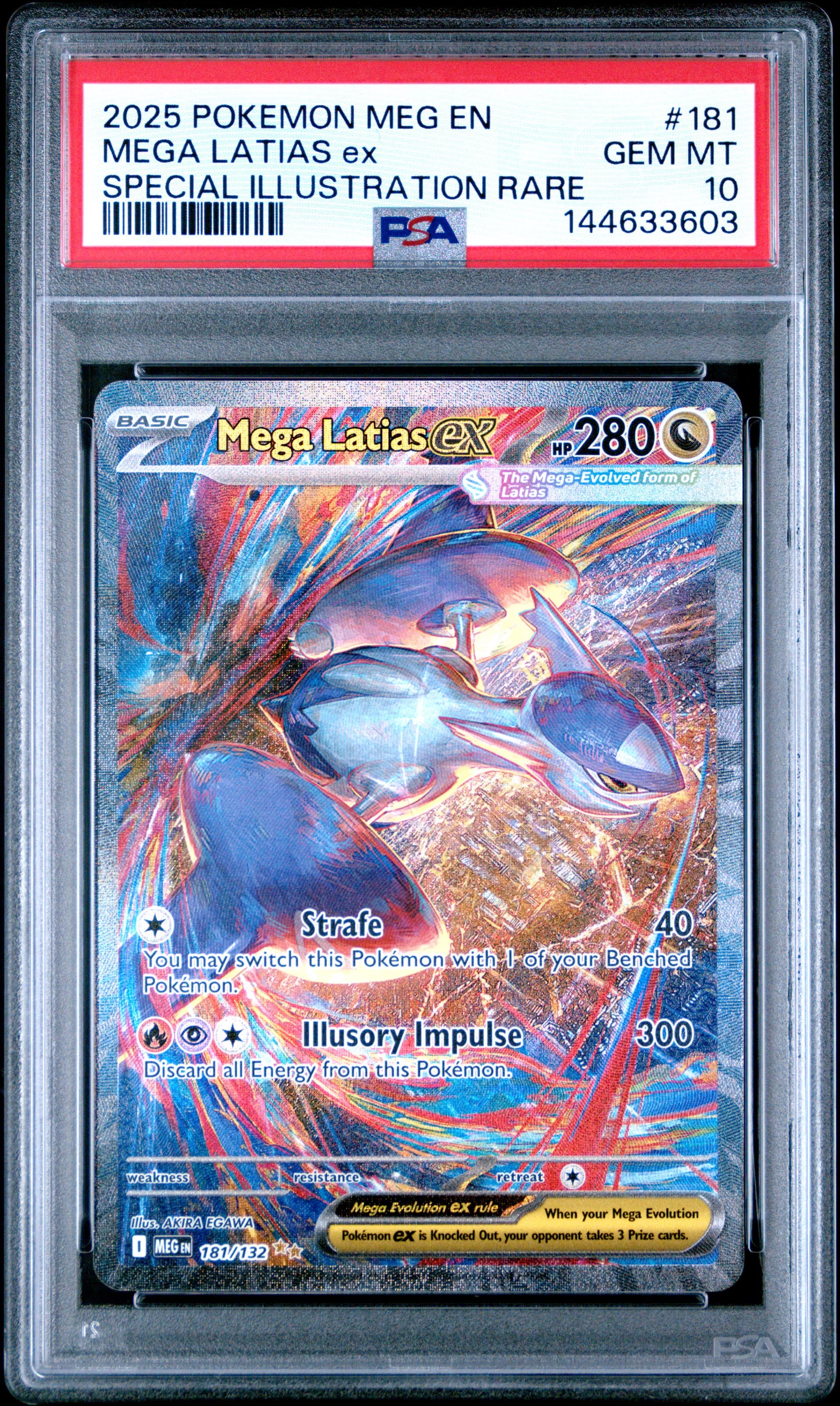 Mega Latias EX Special Illustration Rare (181) 2025 Pokemon Meg EN-Mega Evolution Mega Latias EX Special Illustration Rare (181) 2025 Pokemon Meg EN-Mega Evolution