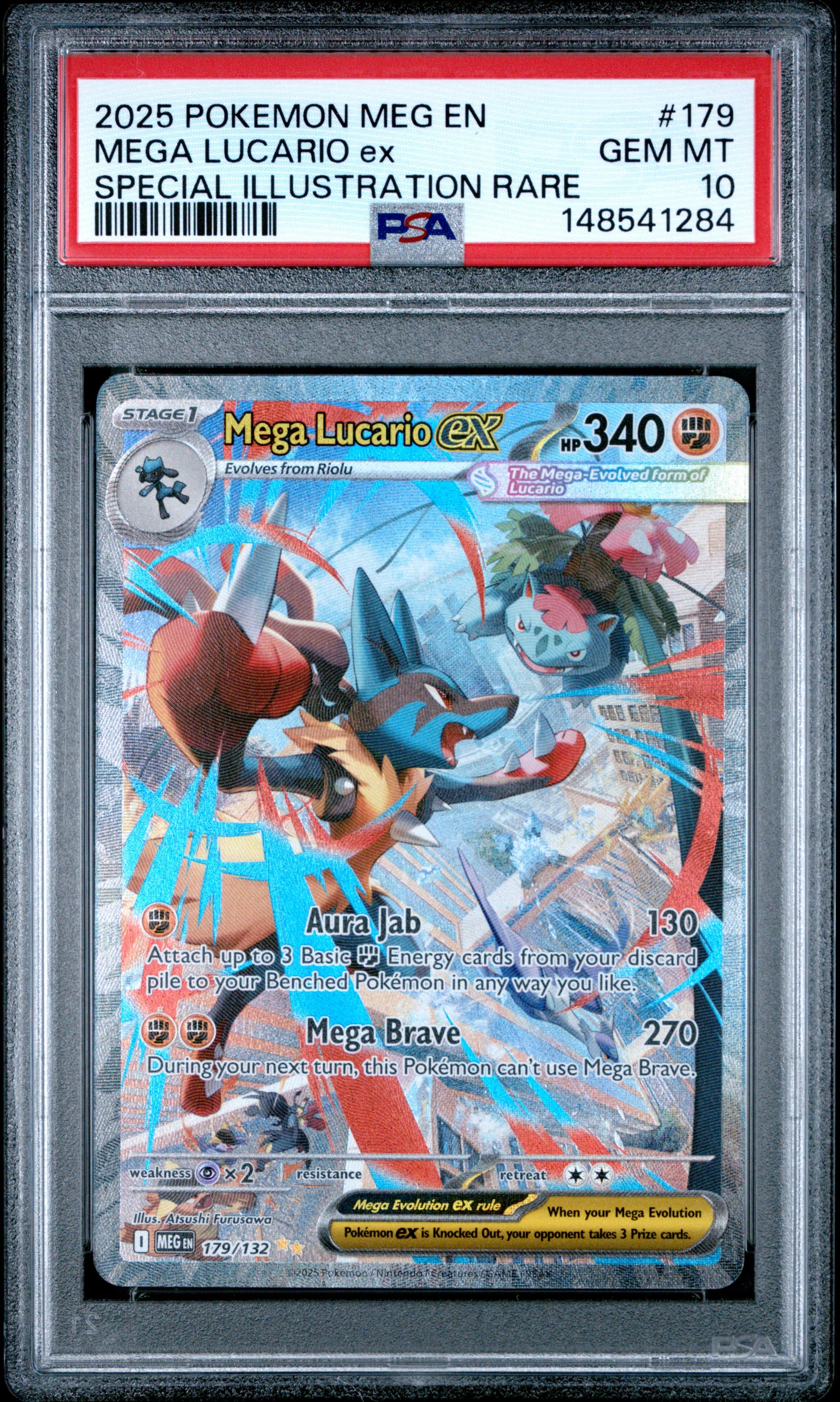 rare pokemon cards ex full art lucario - Mega - 160/132 - ME01: Evolution (MEG) - Ultra - Evolves from null Type Mega Lucario ex 077/132 Holo
