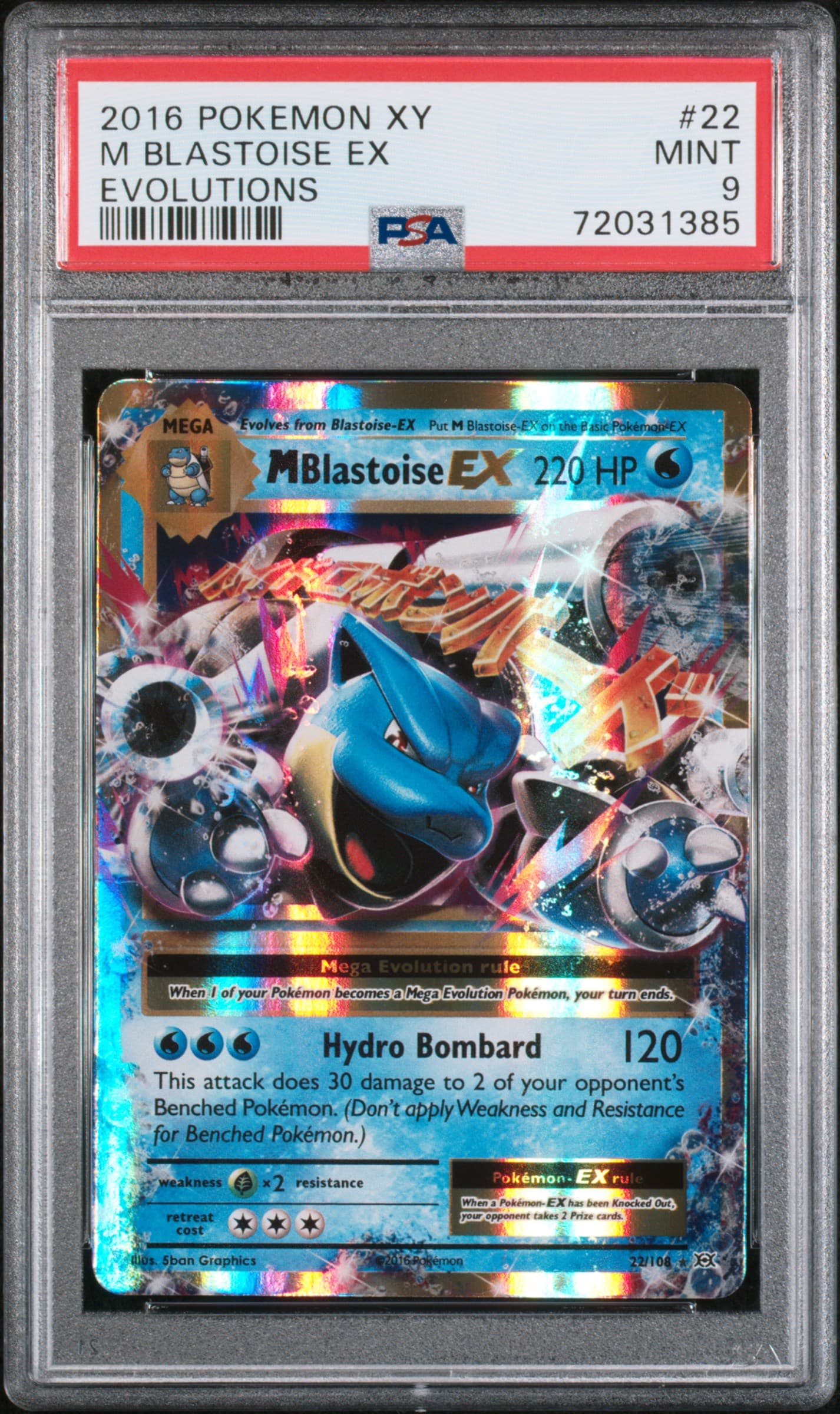 M Blastoise EX (22) 2016 Pokemon XY Evolutions - Pokmon Card Data M Blastoise EX (22) 2016 Pokemon XY Evolutions - Pokmon Card Data