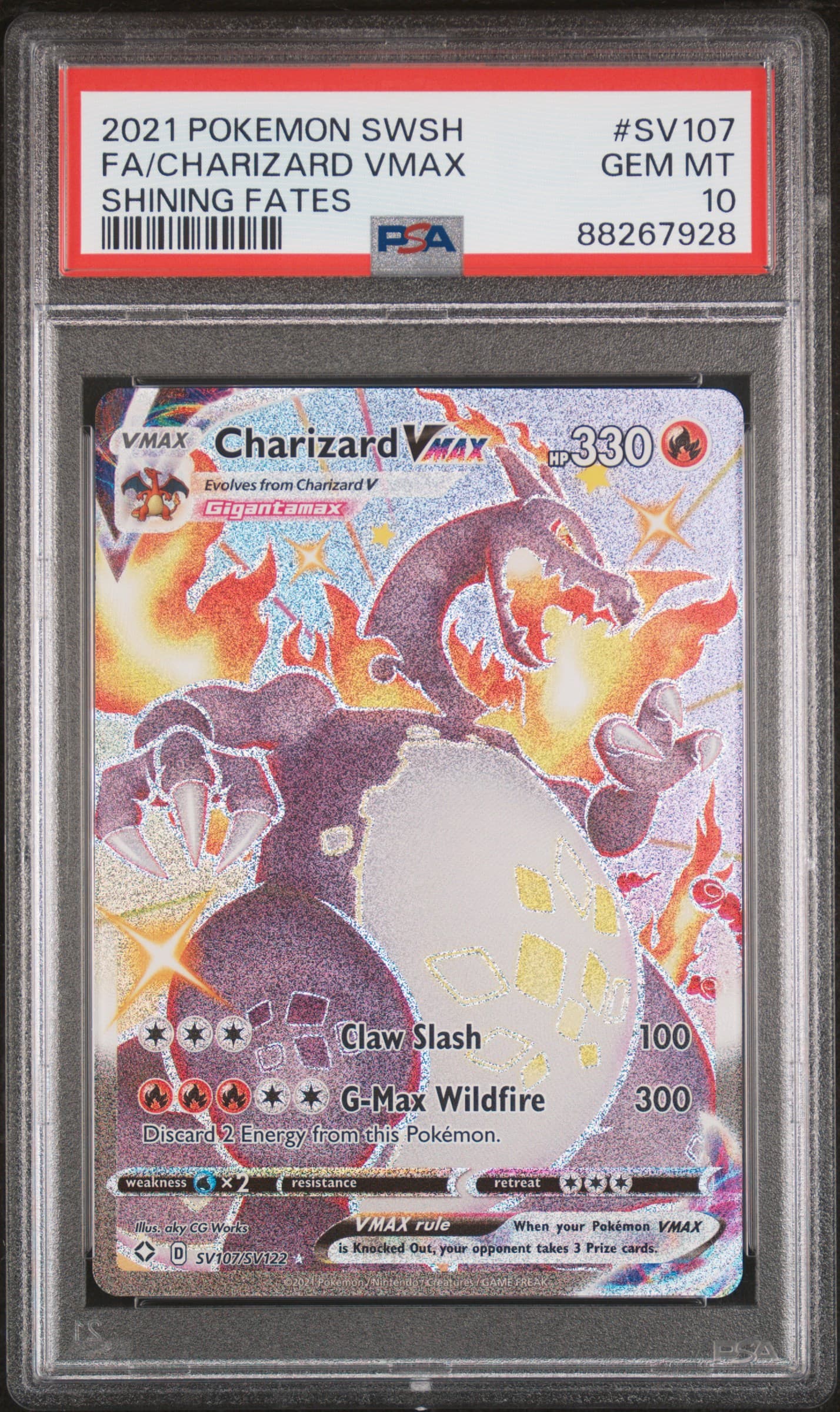 shiny gigantamax charizard pokemon card Sword & Shield Shining Fates Booster Pack SHIELD SHINING FATES PokemonShiny Gigantamax CharizardTRA DEGoP'TCRead Description