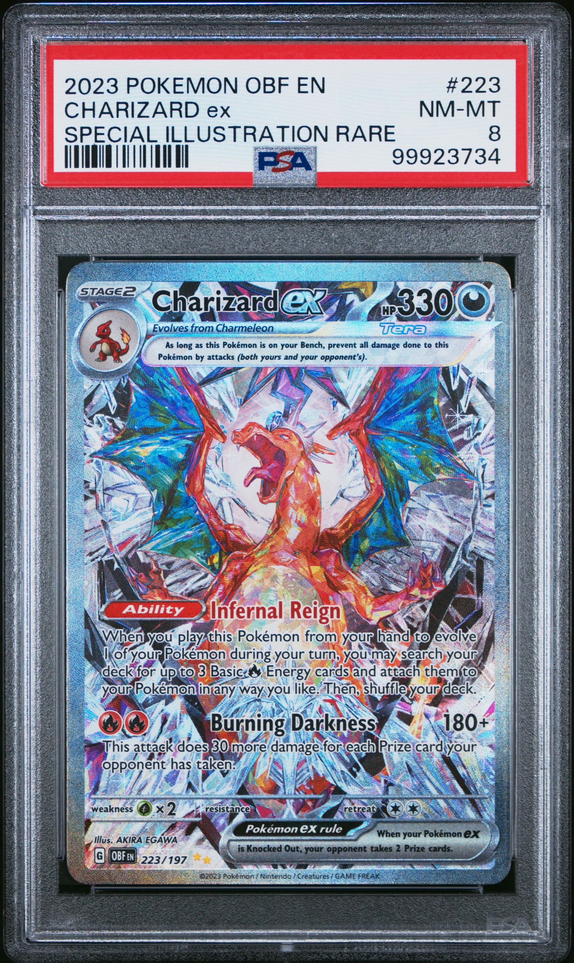 Charizard EX Special Illustration Rare (223) 2023 Pokemon Obf EN-Obsidian Flames - Pokmon Card Data Charizard EX Special Illustration Rare (223) 2023 Pokemon Obf EN-Obsidian Flames - Pokmon Card Data