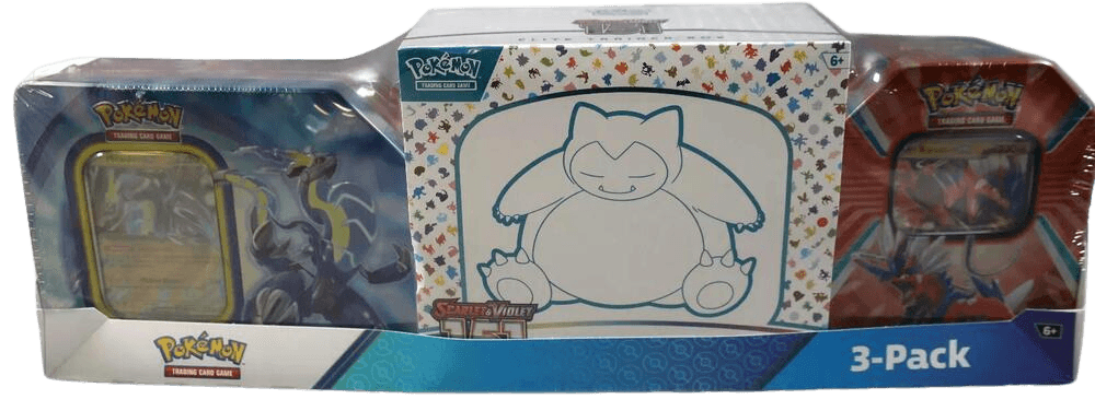 Costco Pokemon Collector 3-Pack: Scarlet & Violet 151 ETB + Paldea Legends Tins