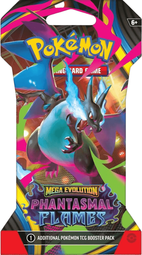 Phantasmal Flames Sleeved Booster Pack - ME02: Phantasmal Flames