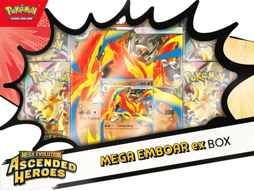 Ascended Heroes Mega Emboar ex Box - ME: Ascended Heroes