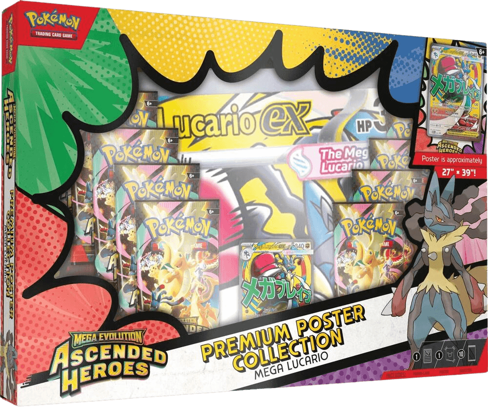 Premium Poster Collection: Mega Lucario - ME: Ascended Heroes