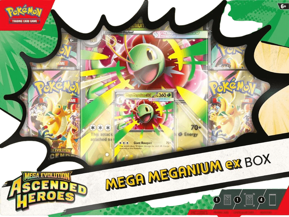 Ascended Heroes Mega Meganium ex Box - ME: Ascended Heroes