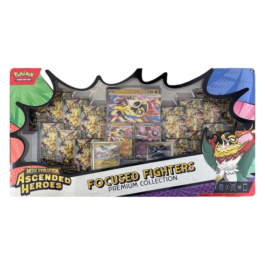 Ascended Heroes Focused Fighters Premium Collection (Sam's Club) Ascended Heroes Focused Fighters Premium Collection (Sam's Club)