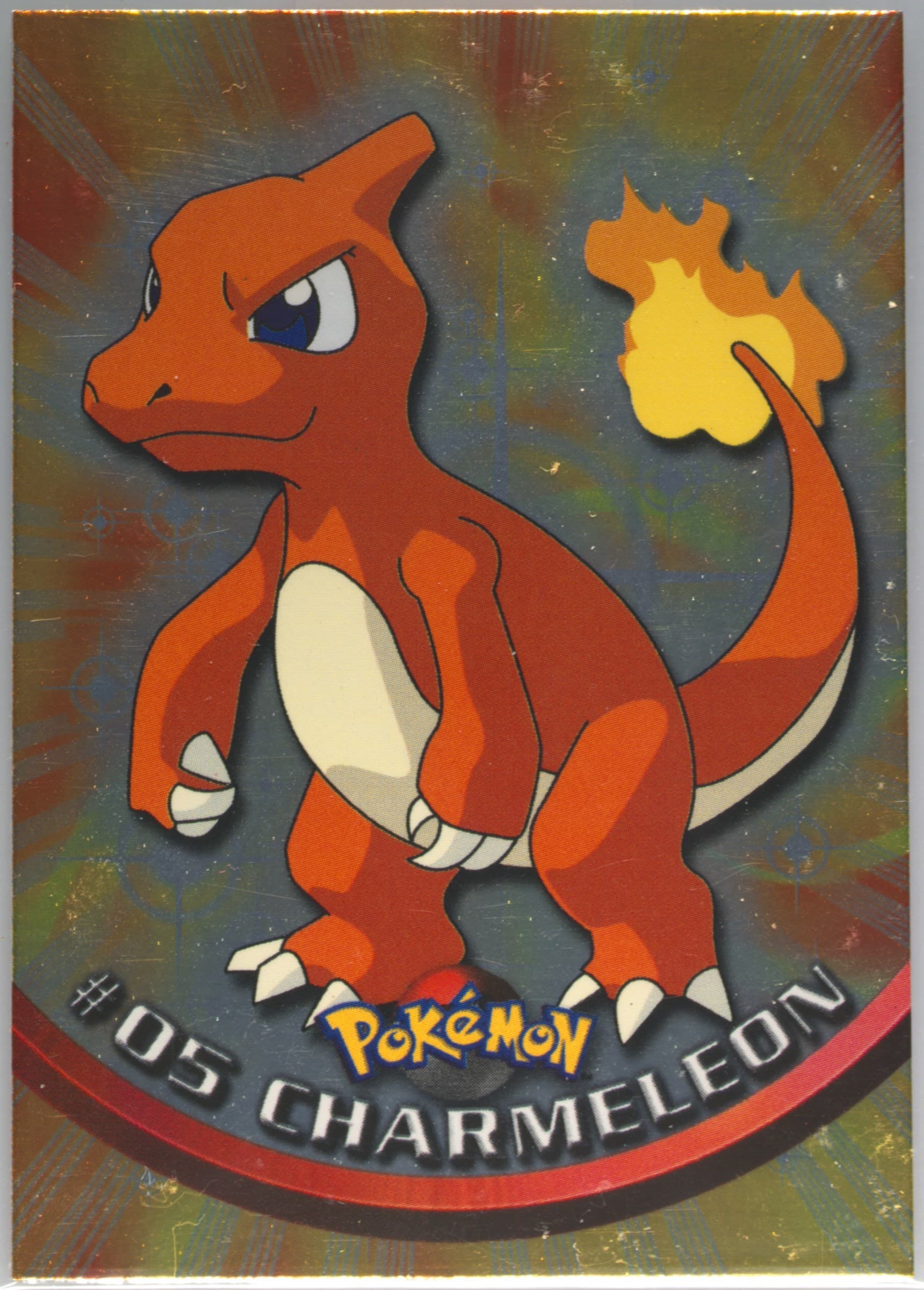 Charmeleon Foil-Italian (5) 1999 Topps Pokemon TV