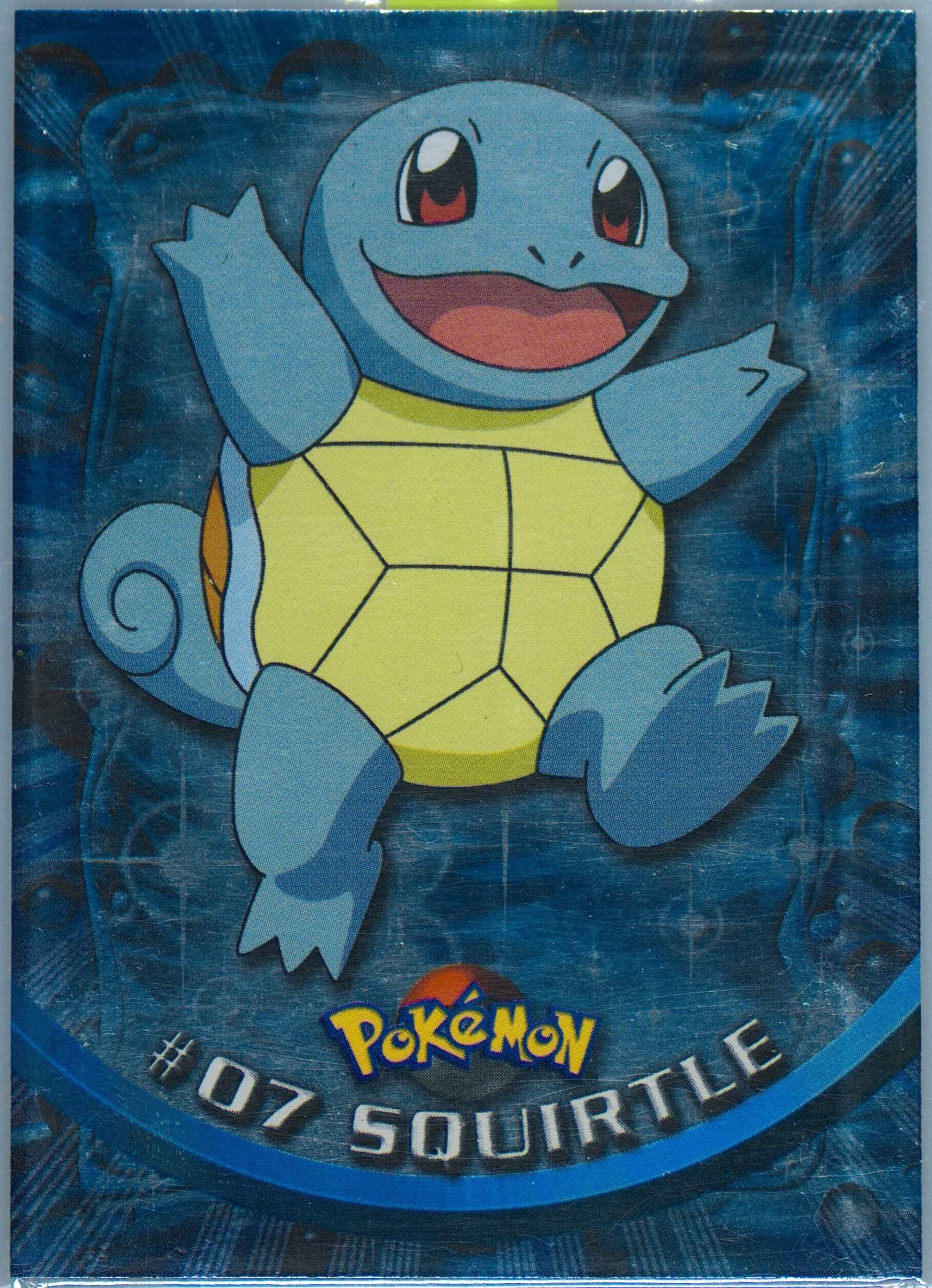 Squirtle Foil-Italian (7) 1999 Topps Pokemon TV