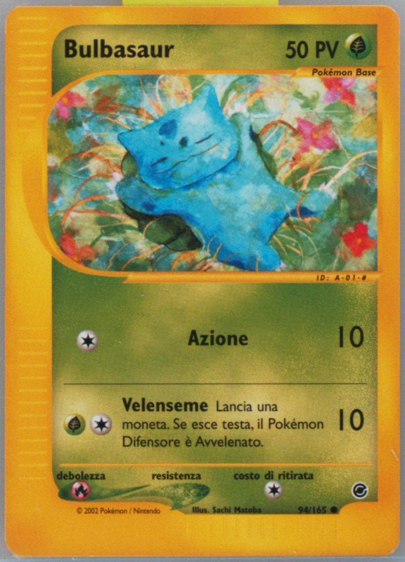 Bulbasaur Italian (94) 2002 Pokemon Expedition