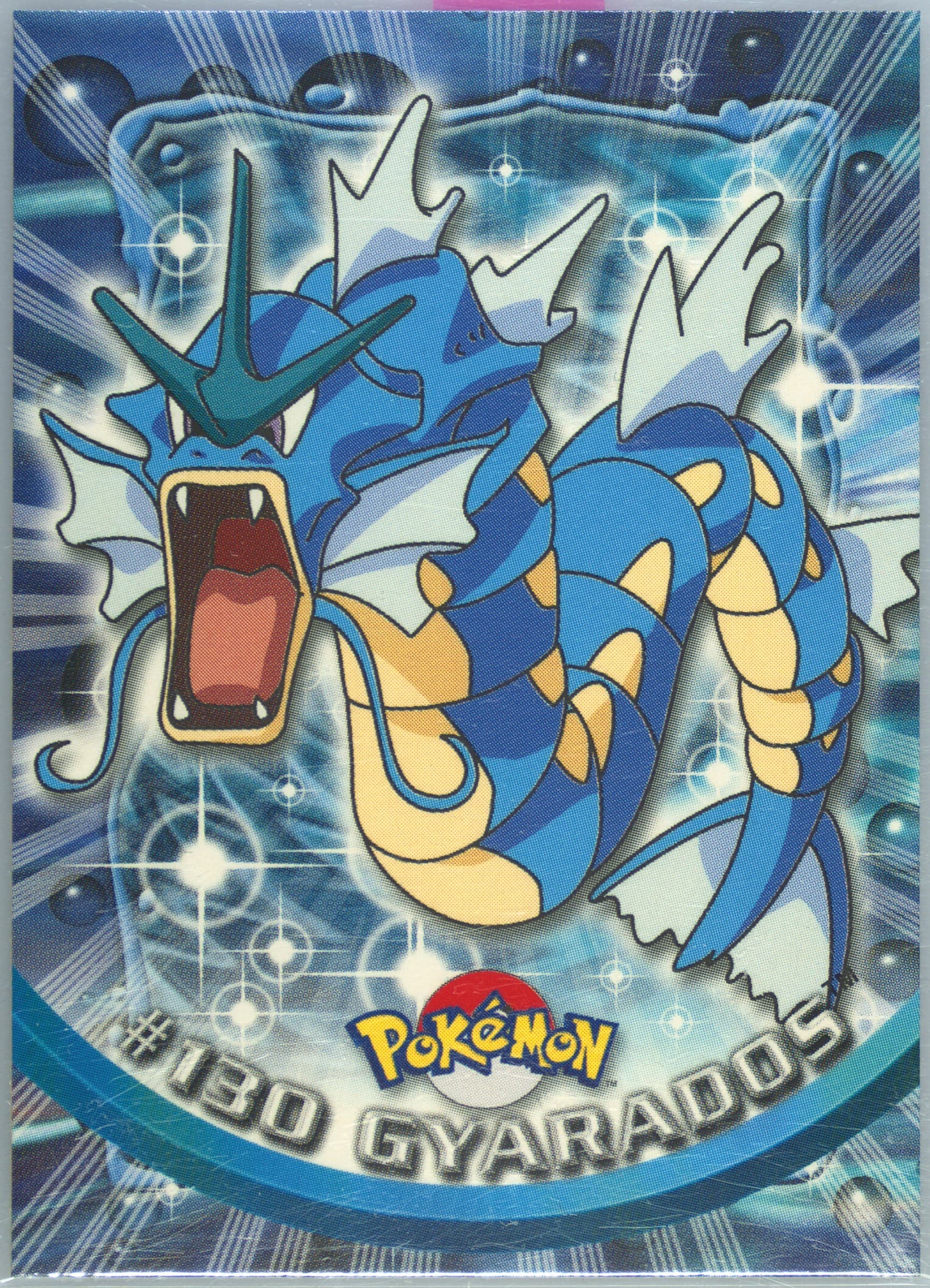 Gyarados Italian (130) 2000 Topps Pokemon TV Animation Series 3