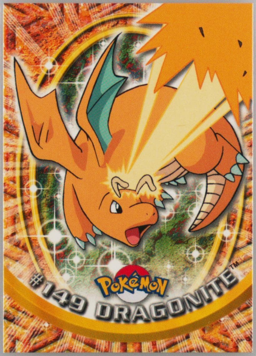 Dragonite Italian (149) 2000 Topps Pokemon TV Animation Series 3