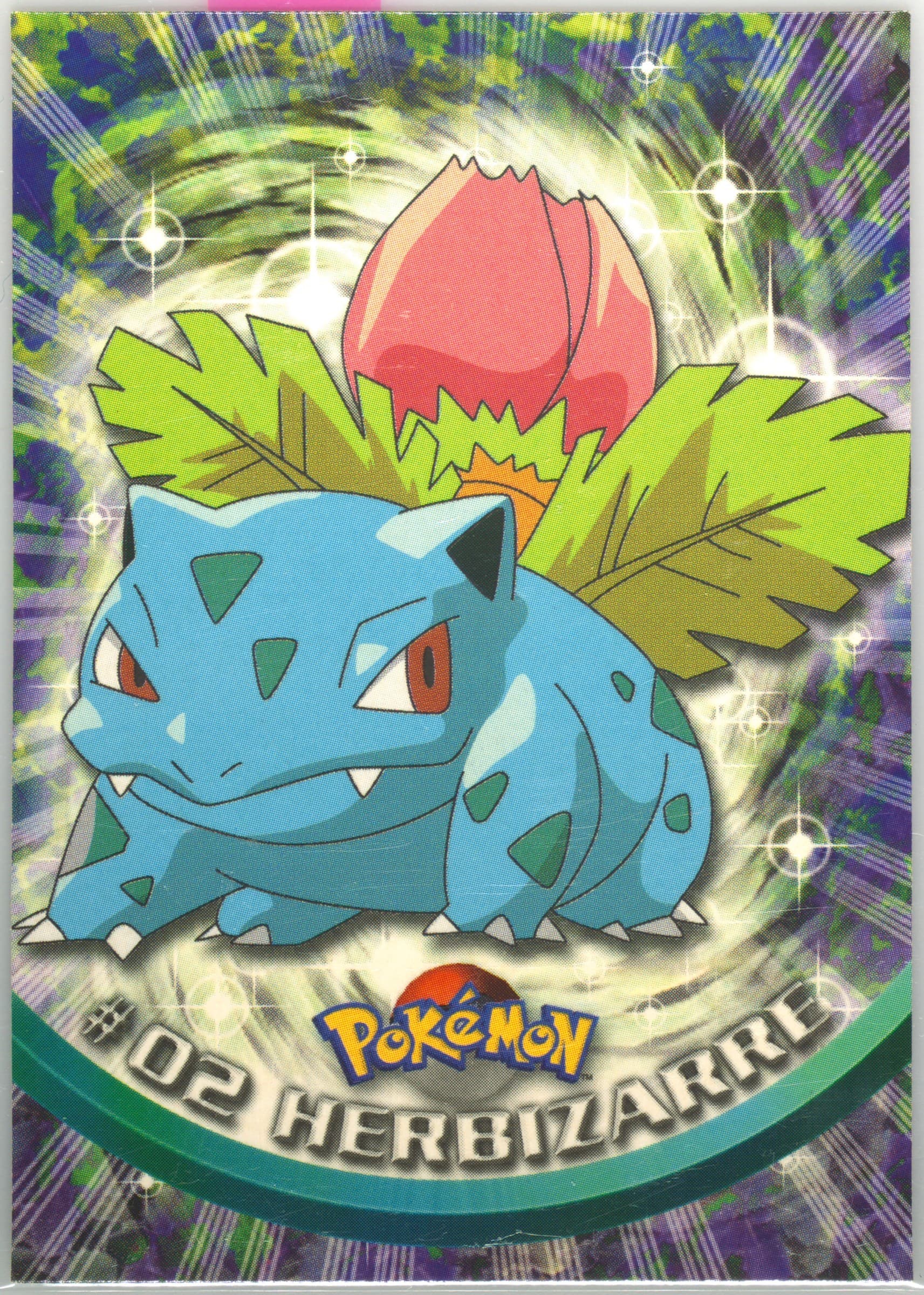 Herbizarre French (2) 1999 Topps Pokemon TV