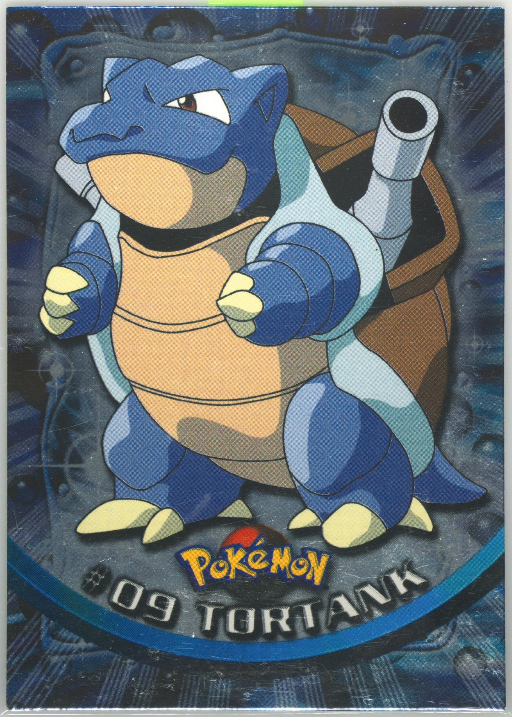 Tortank Foil-French (9) 1999 Topps Pokemon TV