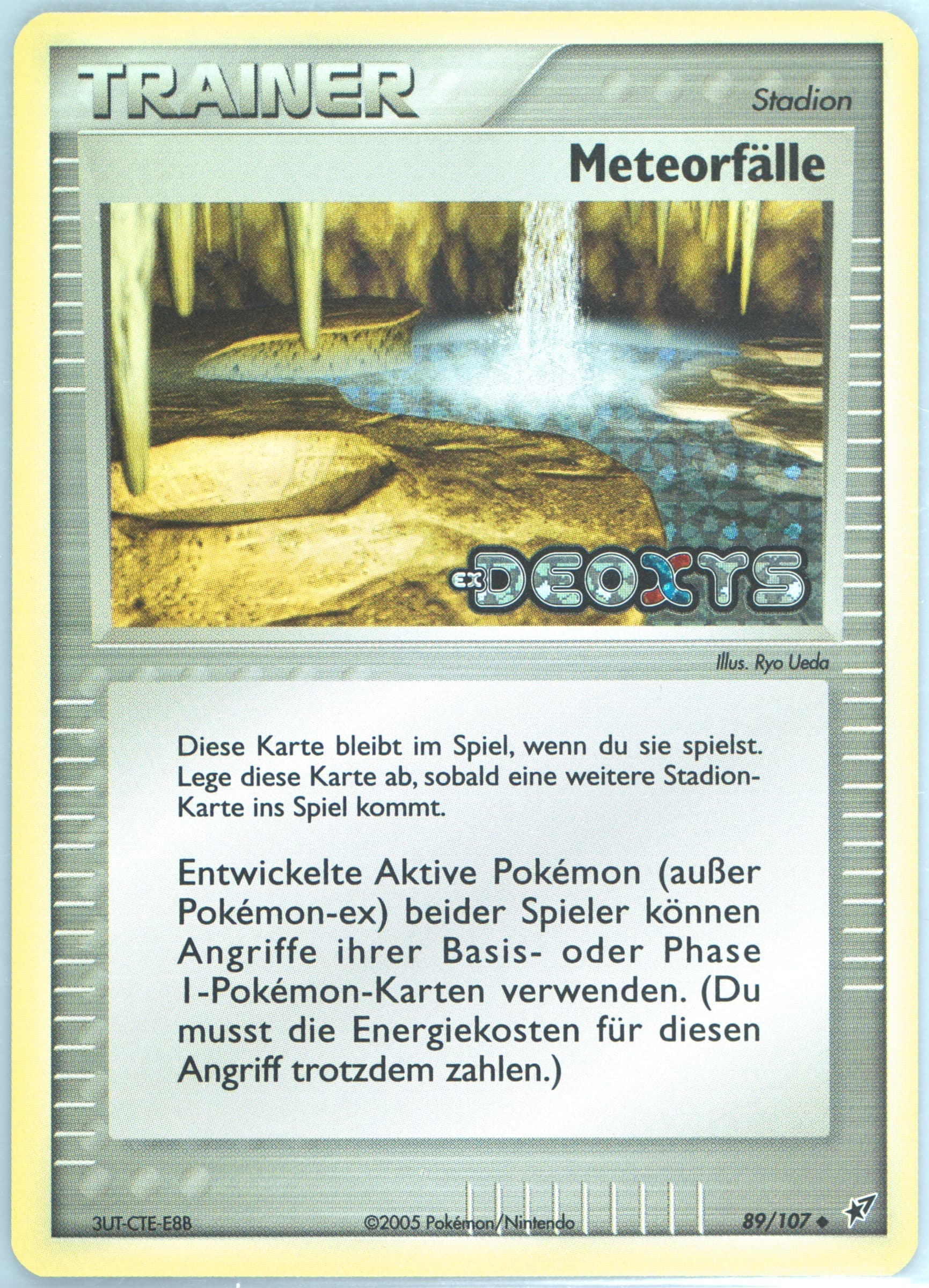 Meteorfalle-Reverse Foil German (89) 2005 Pokemon EX Deoxys