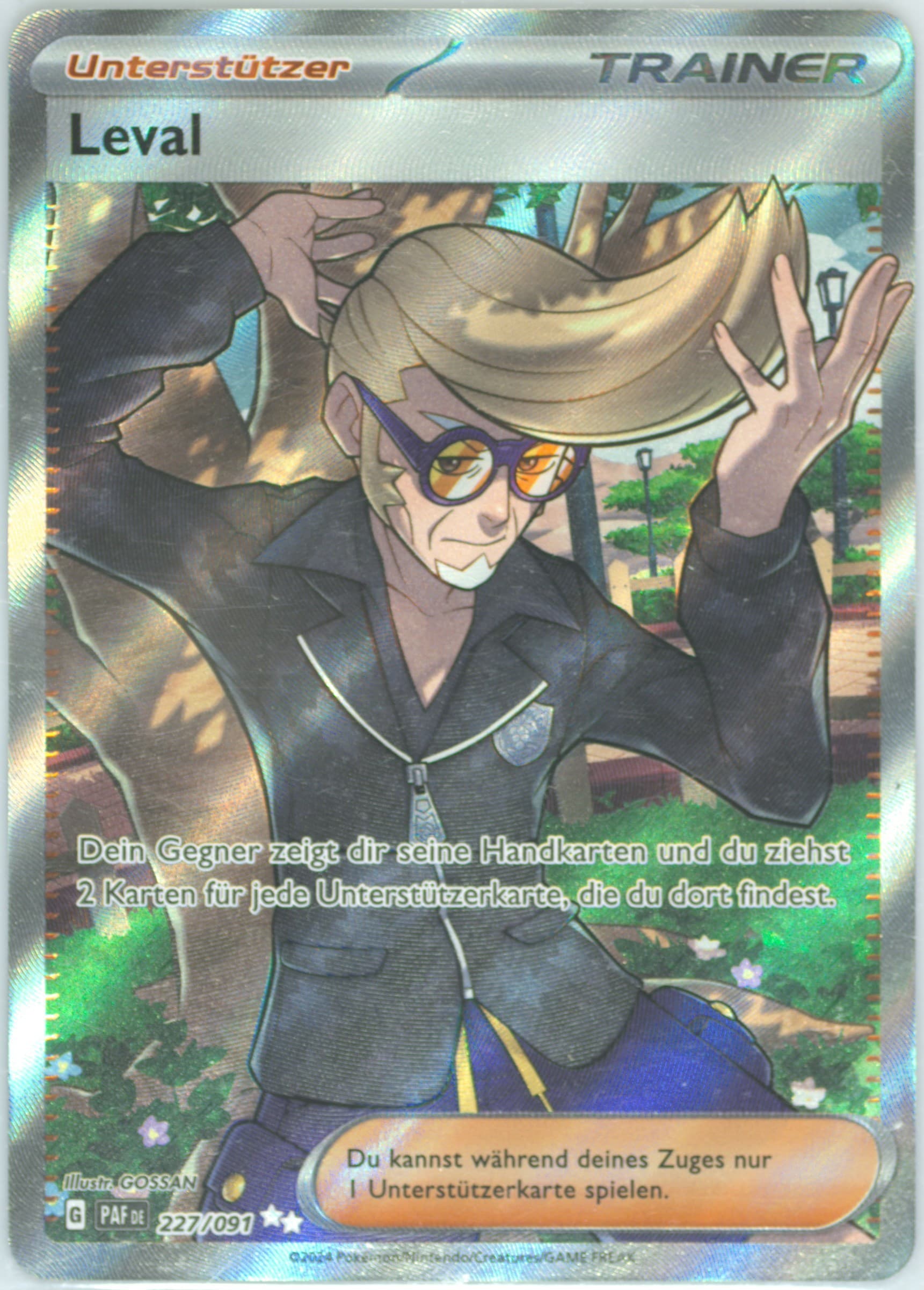 Clive Ultra Rare (227) 2024 Pokemon German Paf de-Paldean Fates