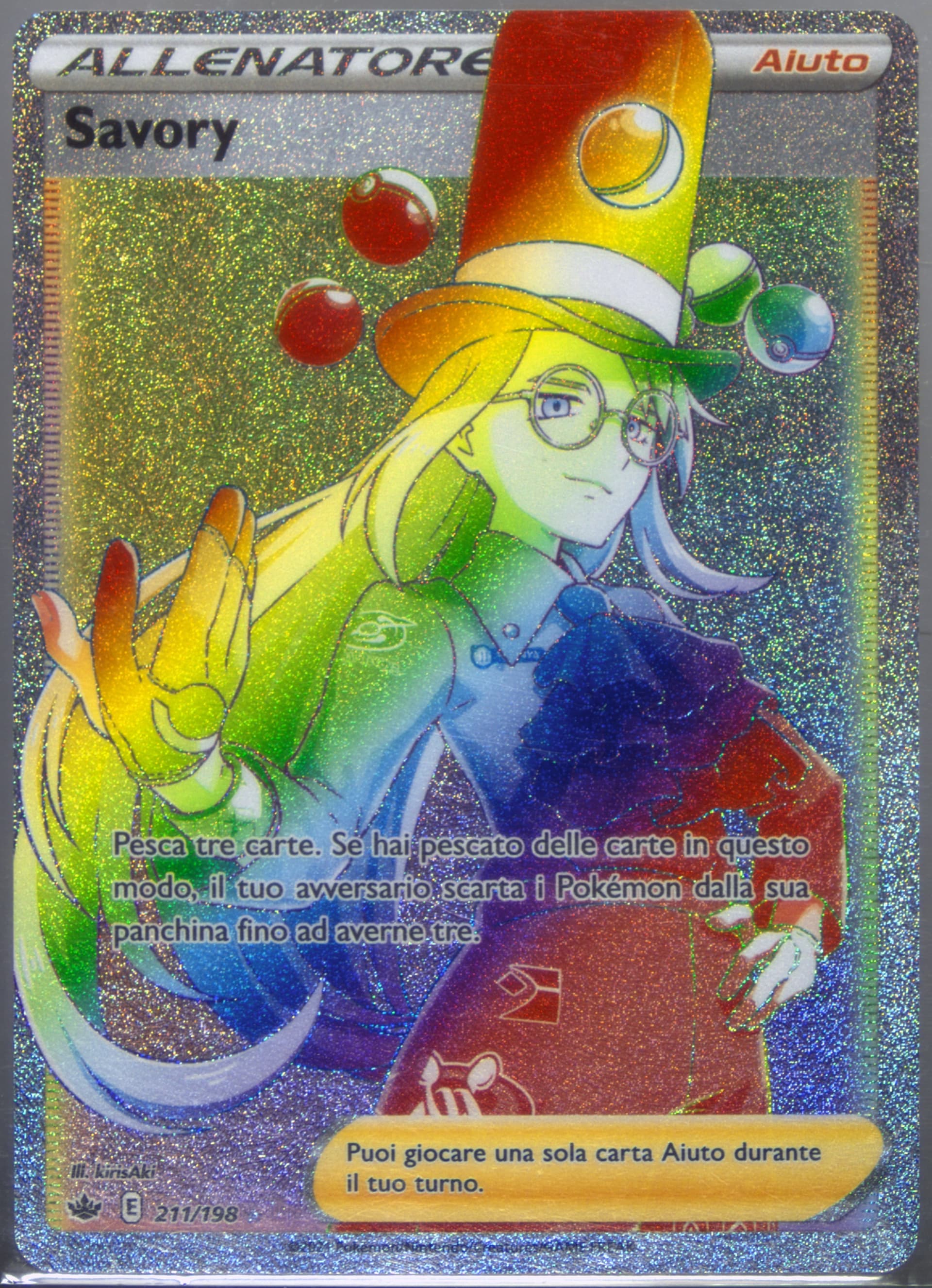 Full Art/Savory Italian-Secret (211) 2021 Pokemon Sword & Shield Chilling Reign