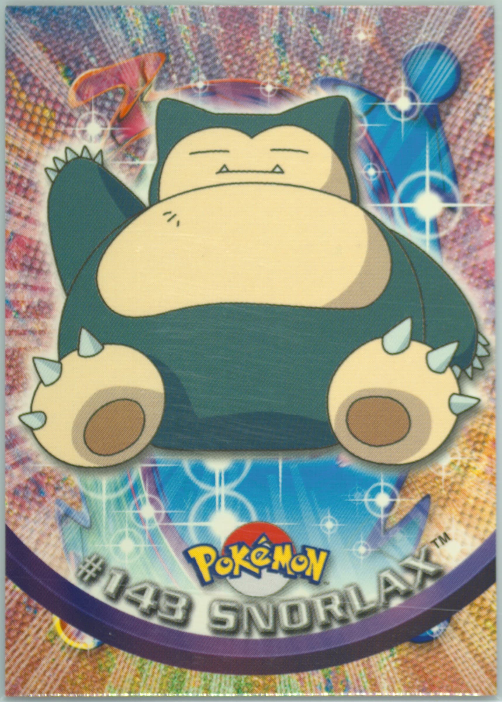 Snorlax Italian (143) 2000 Topps Pokemon TV Animation Series 3